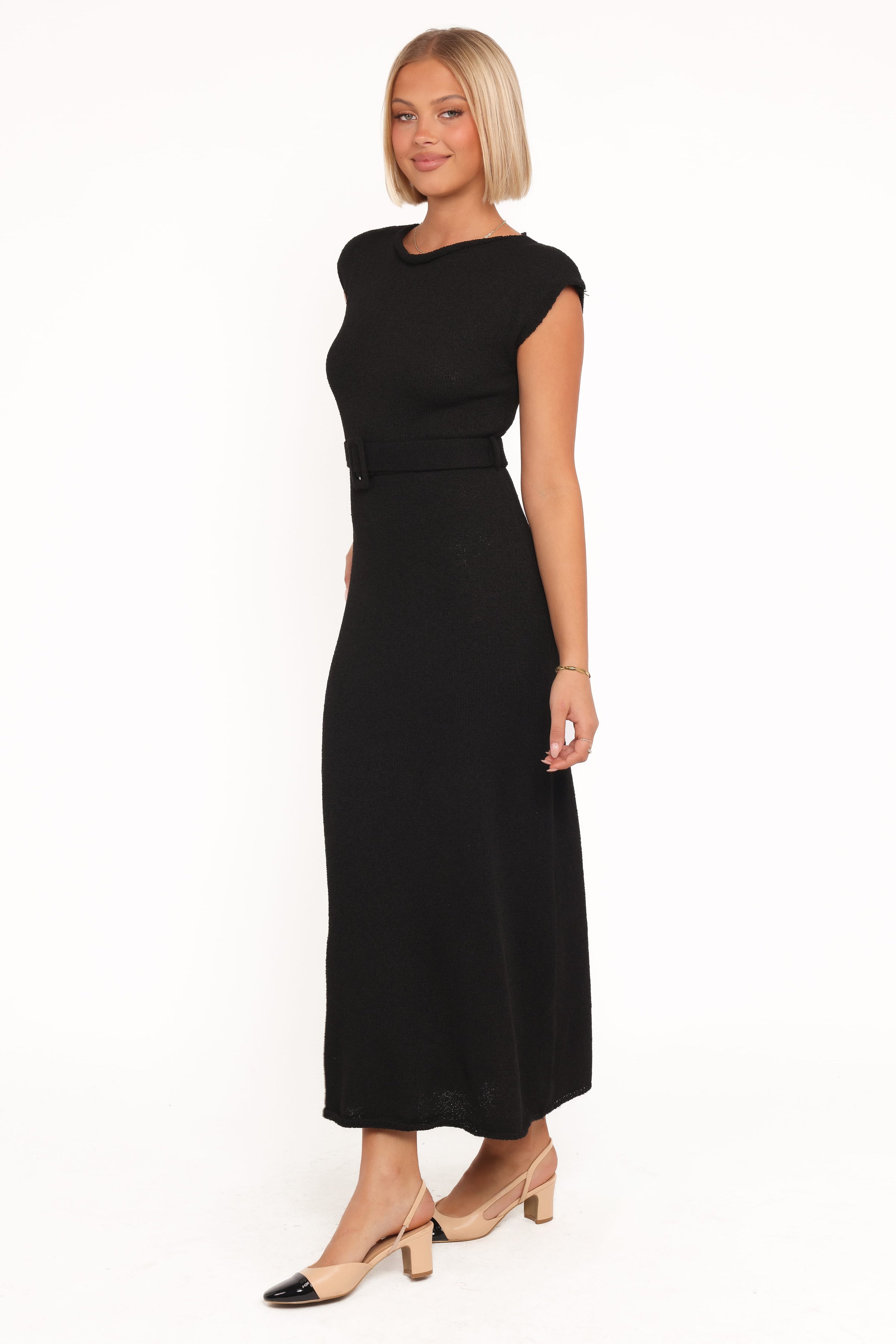 Petal and Pup USA DRESSES Alberta Midi Dress - Black