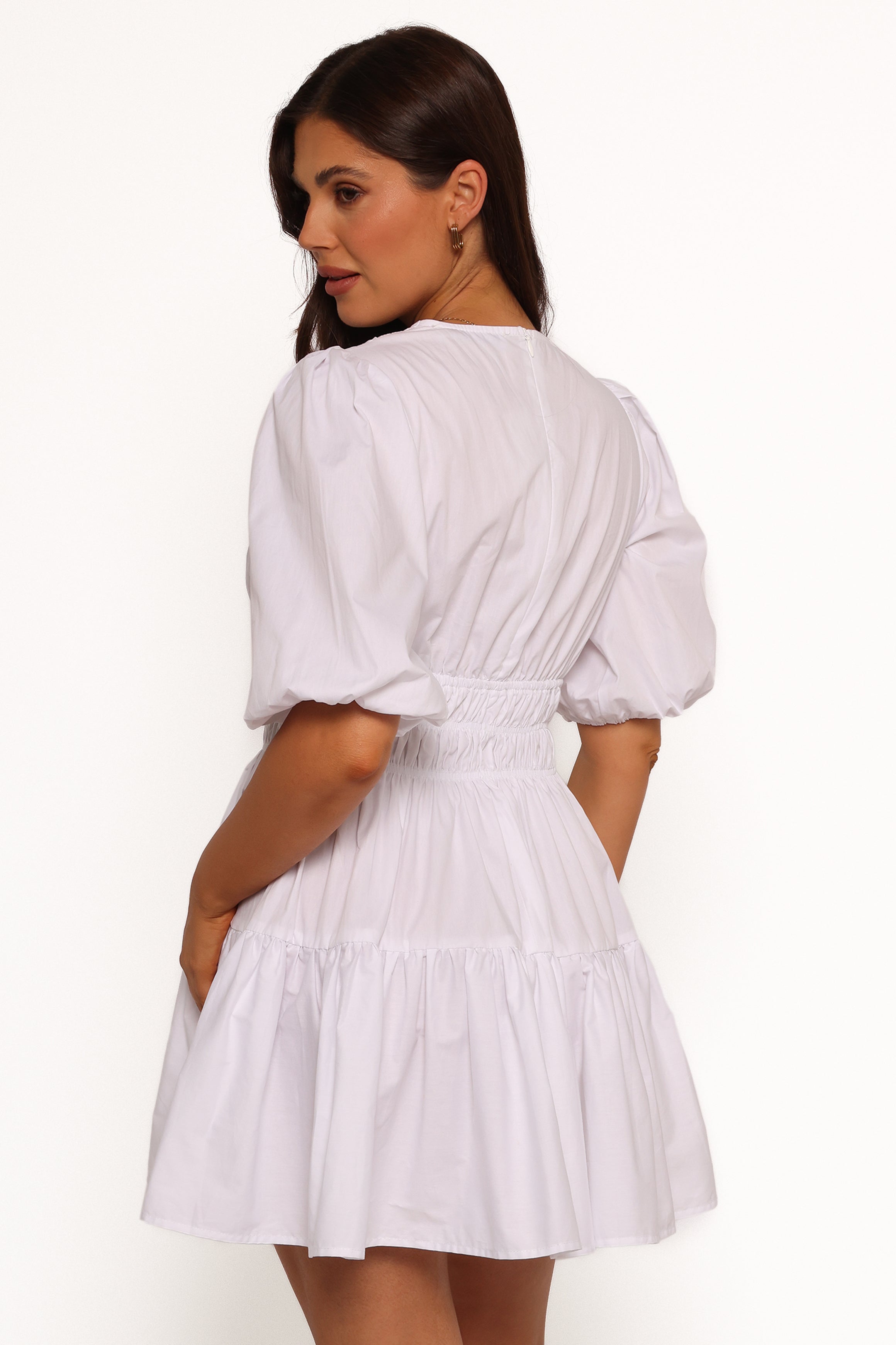 Petal and Pup USA DRESSES Alessia Mini Dress - White (Hold for Rack)