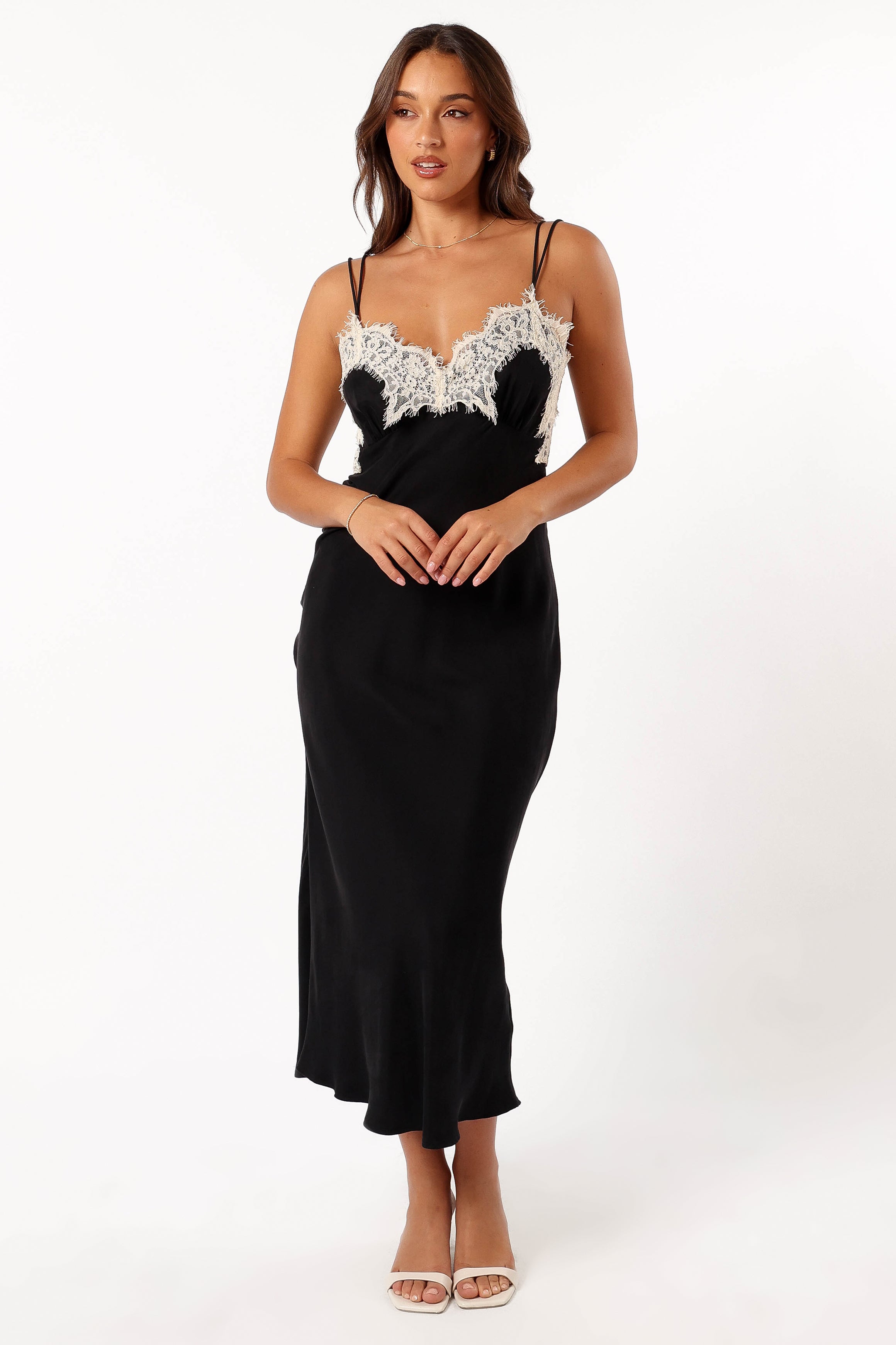 Petal and Pup USA DRESSES Alita Midi Dress - Black