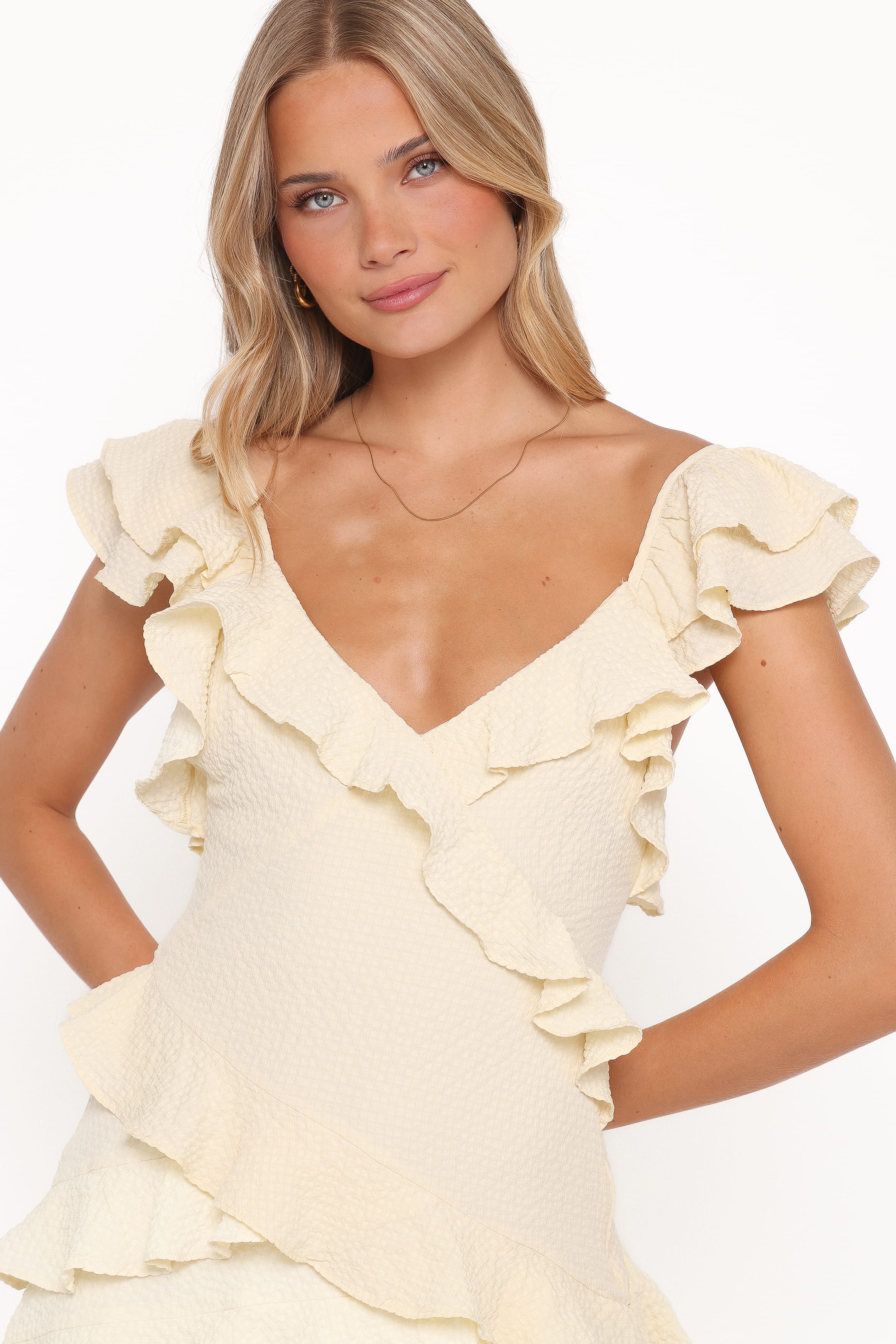 Petal and Pup USA DRESSES Allery Mini Dress - Yellow