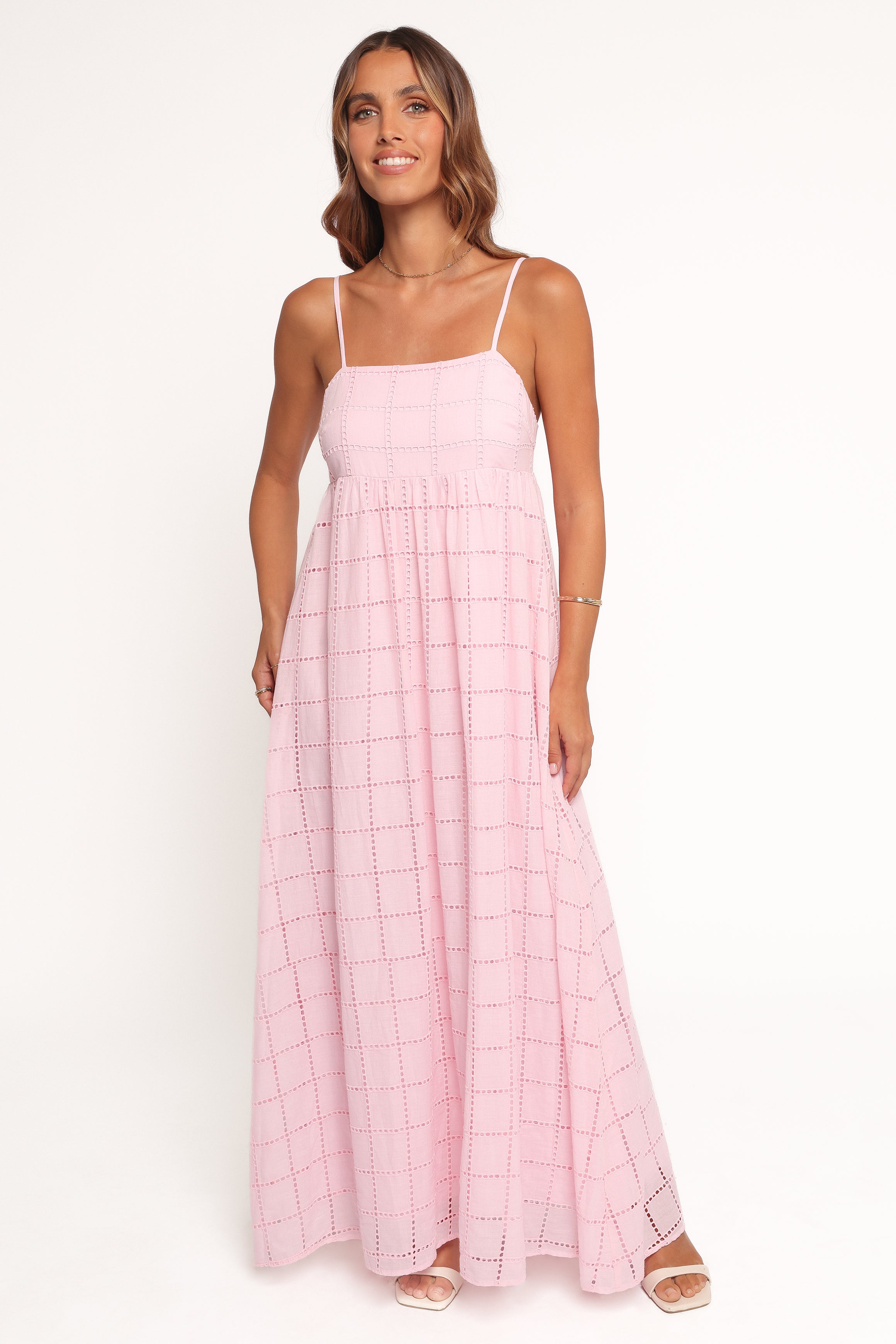 Petal and Pup USA DRESSES Alyah Maxi Dress - Pale Pink