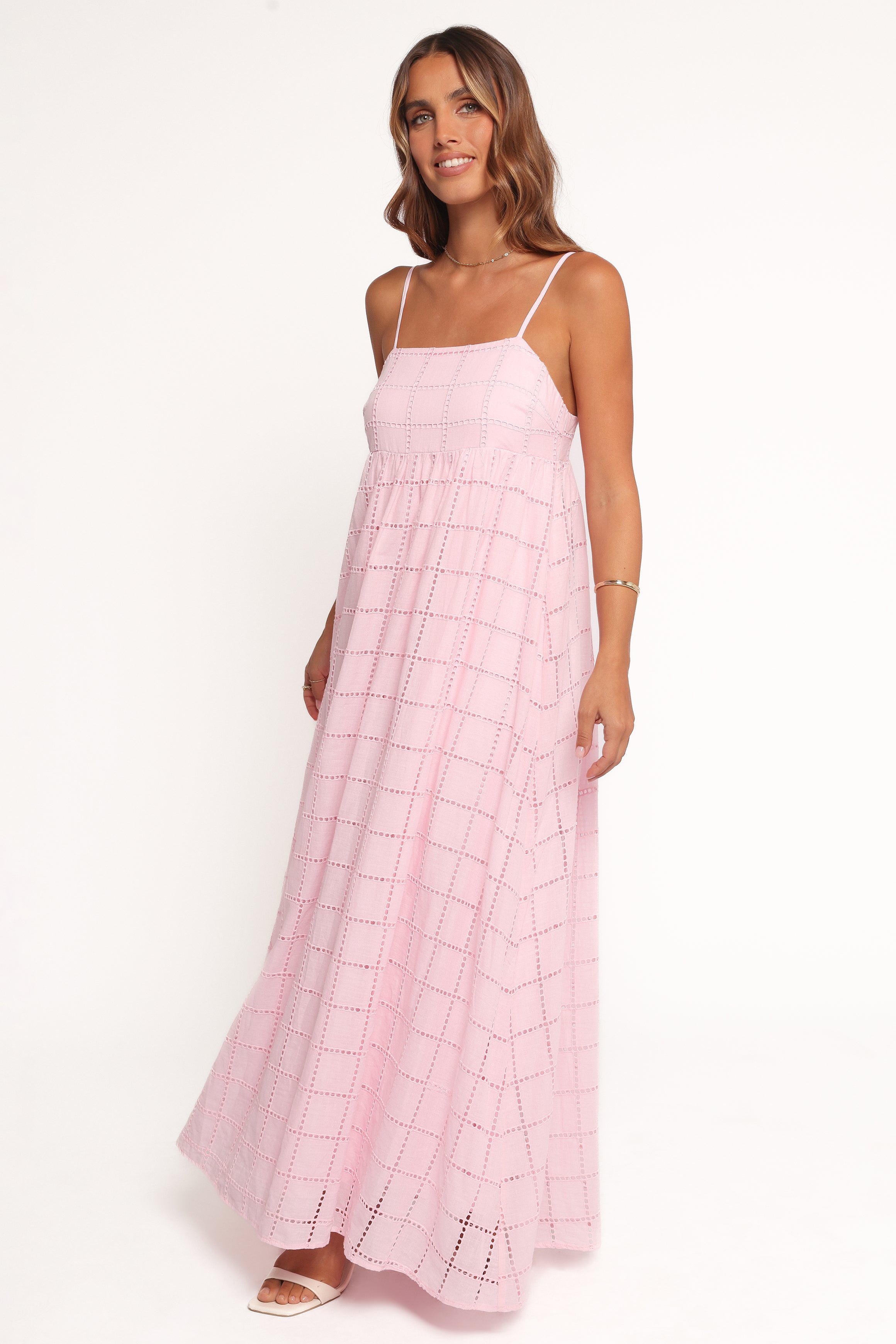 Petal and Pup USA DRESSES Alyah Maxi Dress - Pale Pink