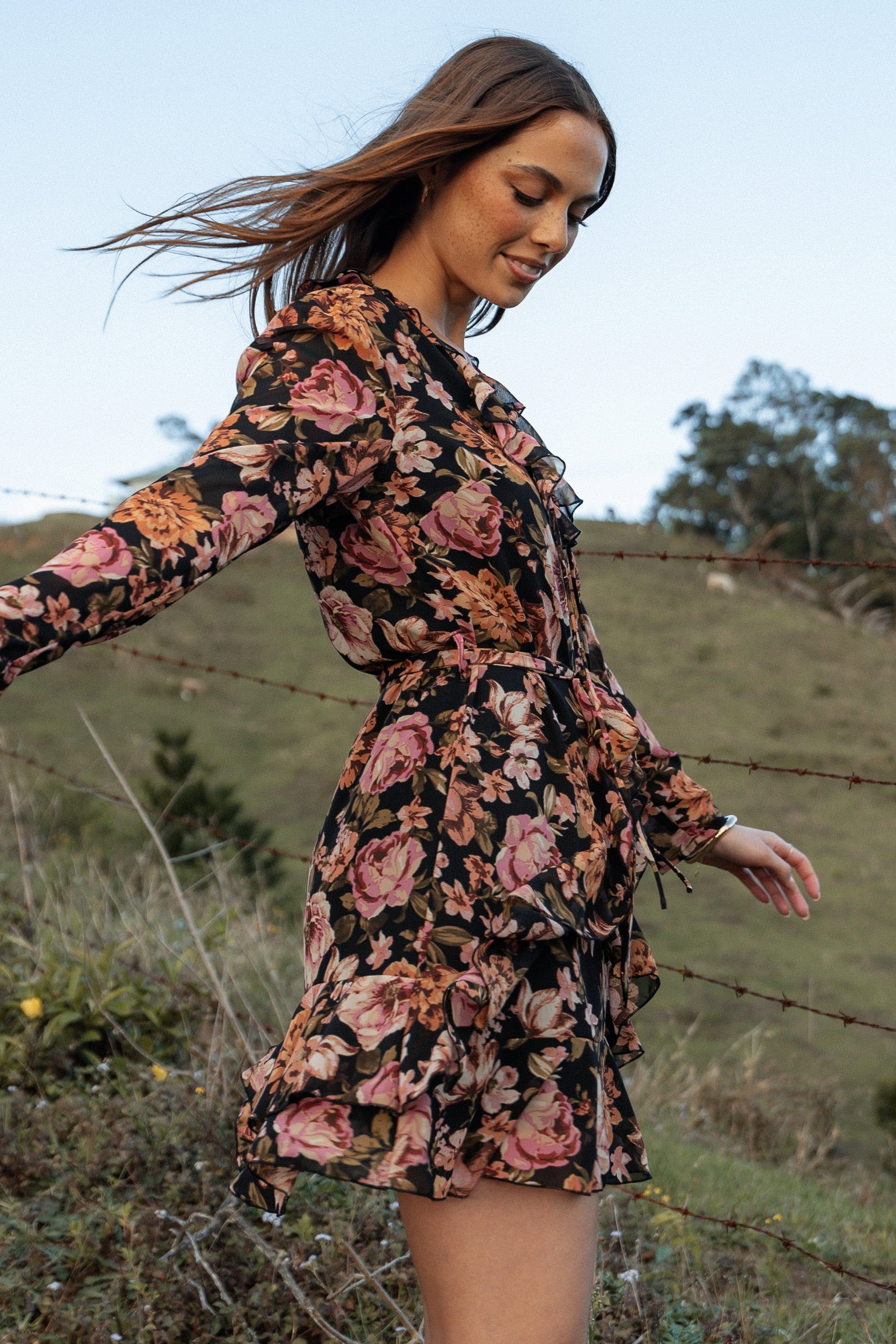 Petal and Pup USA DRESSES Alyssia Mini Dress - Floral