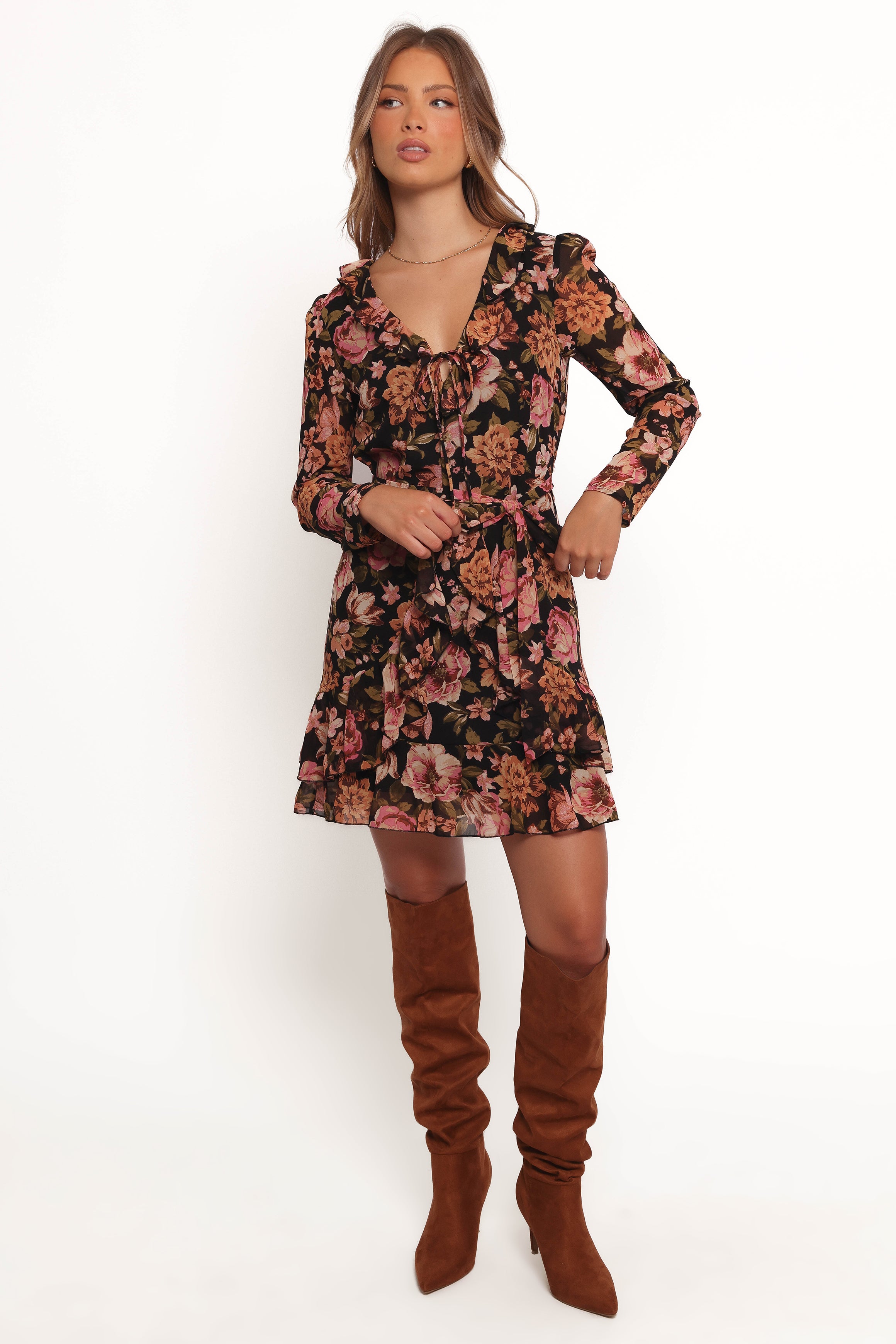 Petal and Pup USA DRESSES Alyssia Mini Dress - Floral