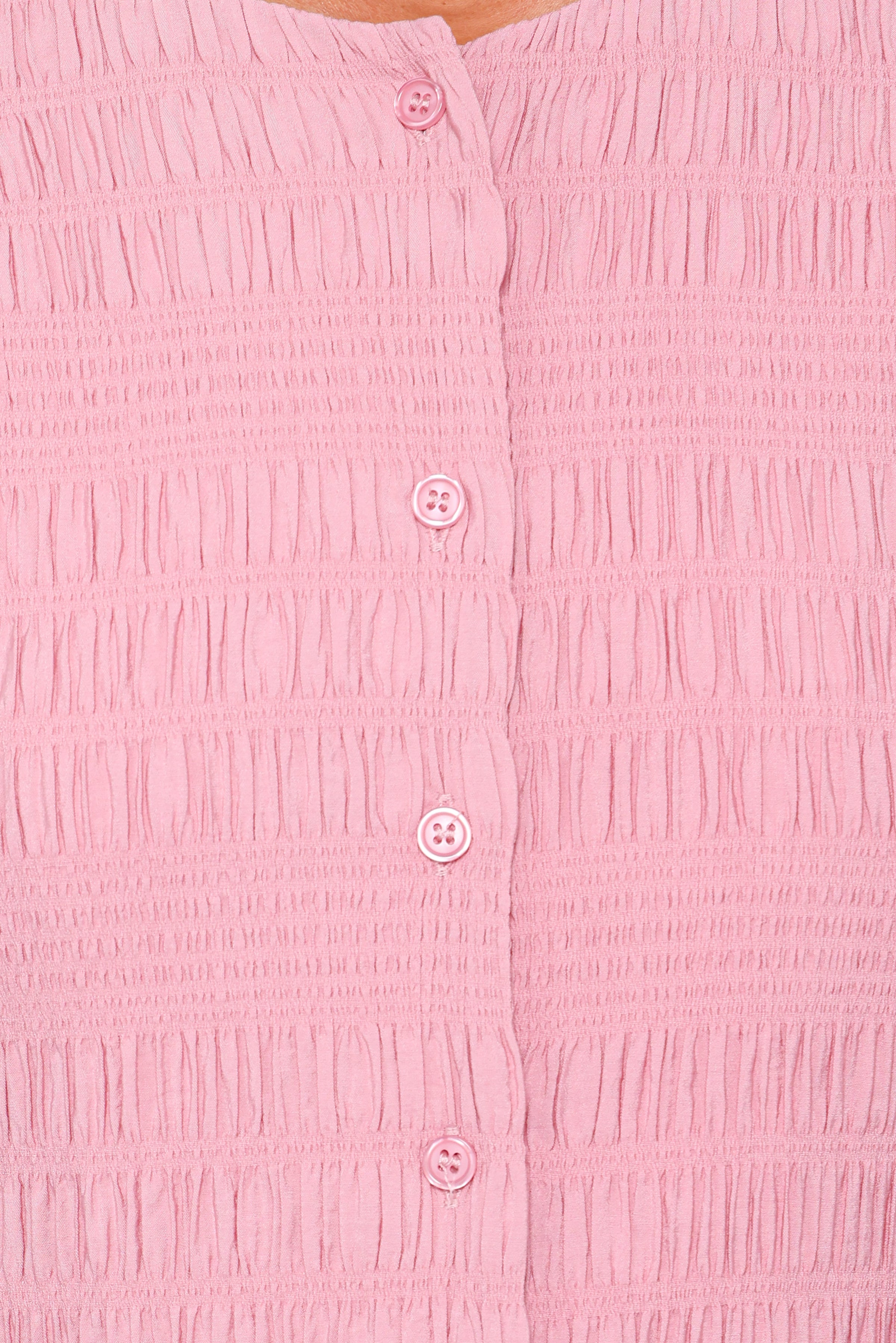 Petal and Pup USA DRESSES Amaya Long Sleeve Mini Dress - Pink