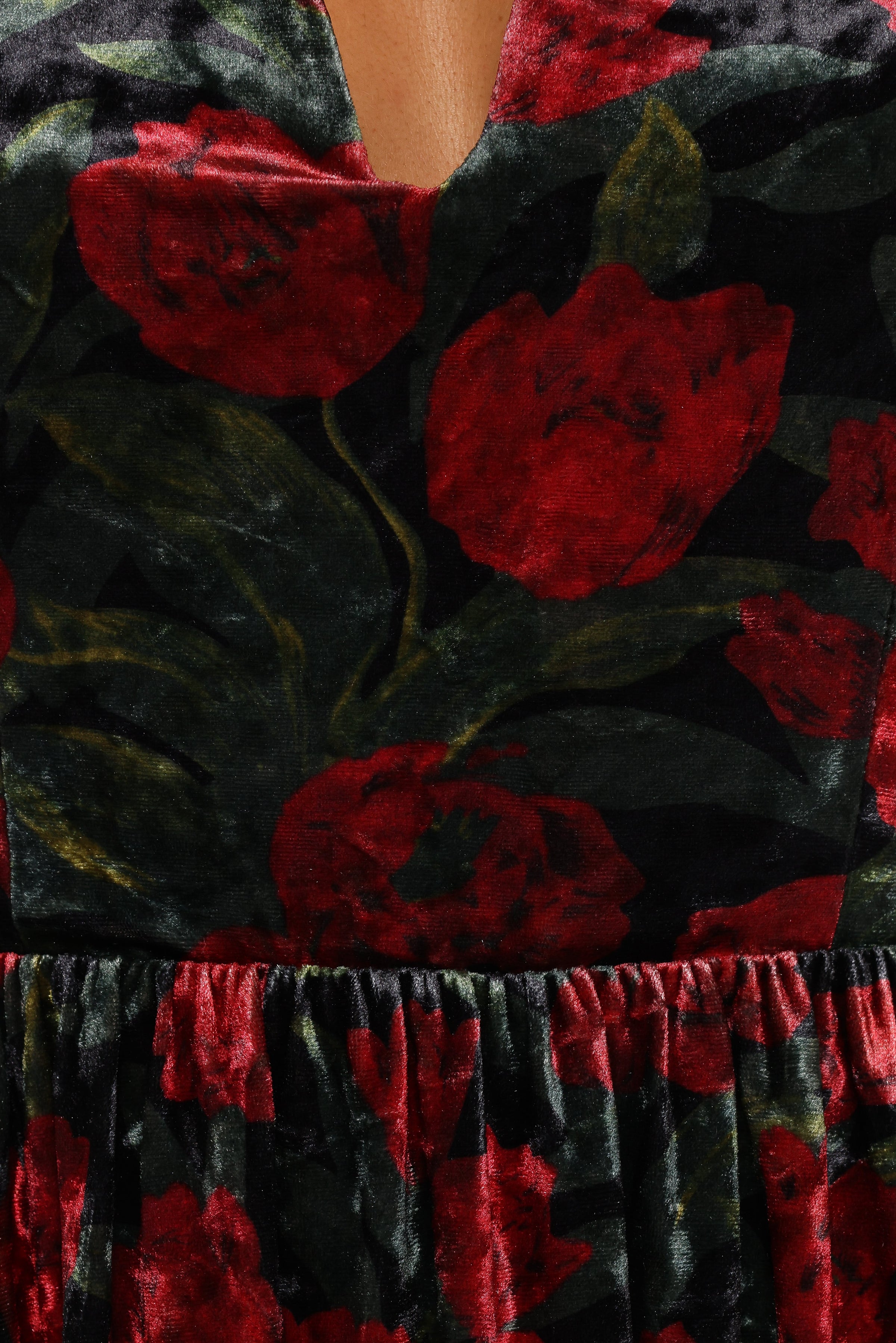 Petal and Pup USA DRESSES Anders Mini Dress - Black/Red