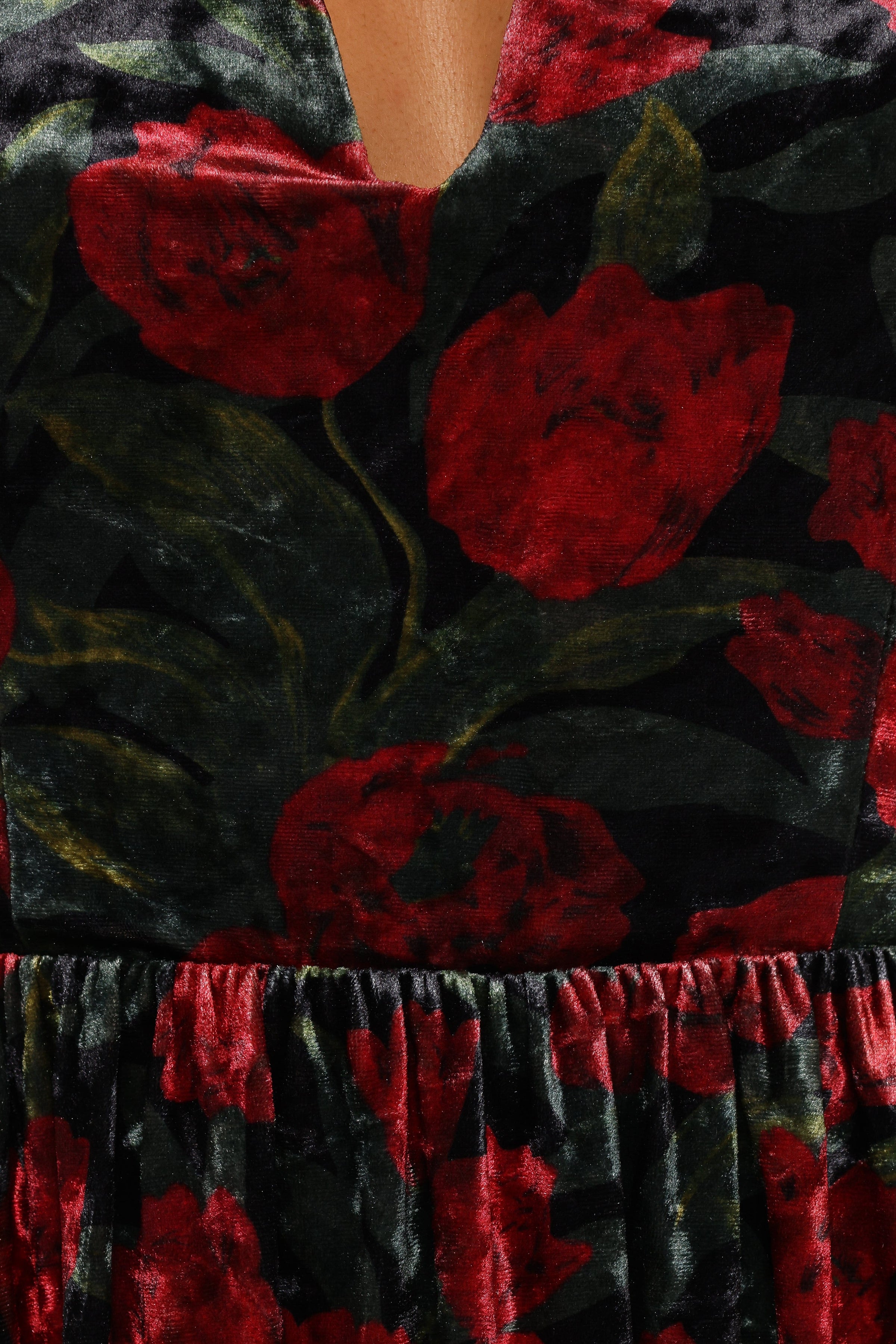 Petal and Pup USA DRESSES Anders Mini Dress - Black/Red