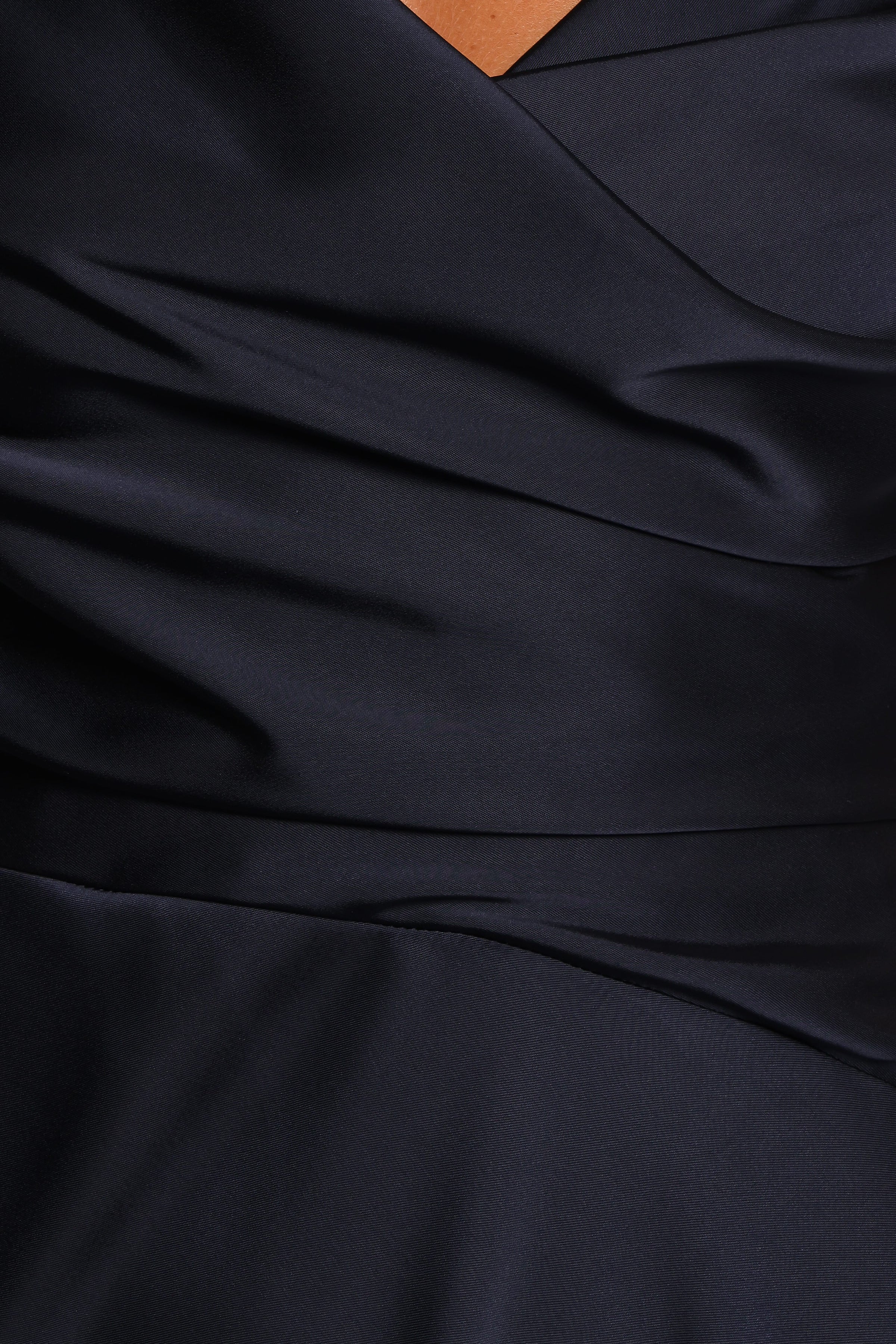 Petal and Pup USA DRESSES Anela Asymmetric Midi Dress - Navy (Hold for Rack)