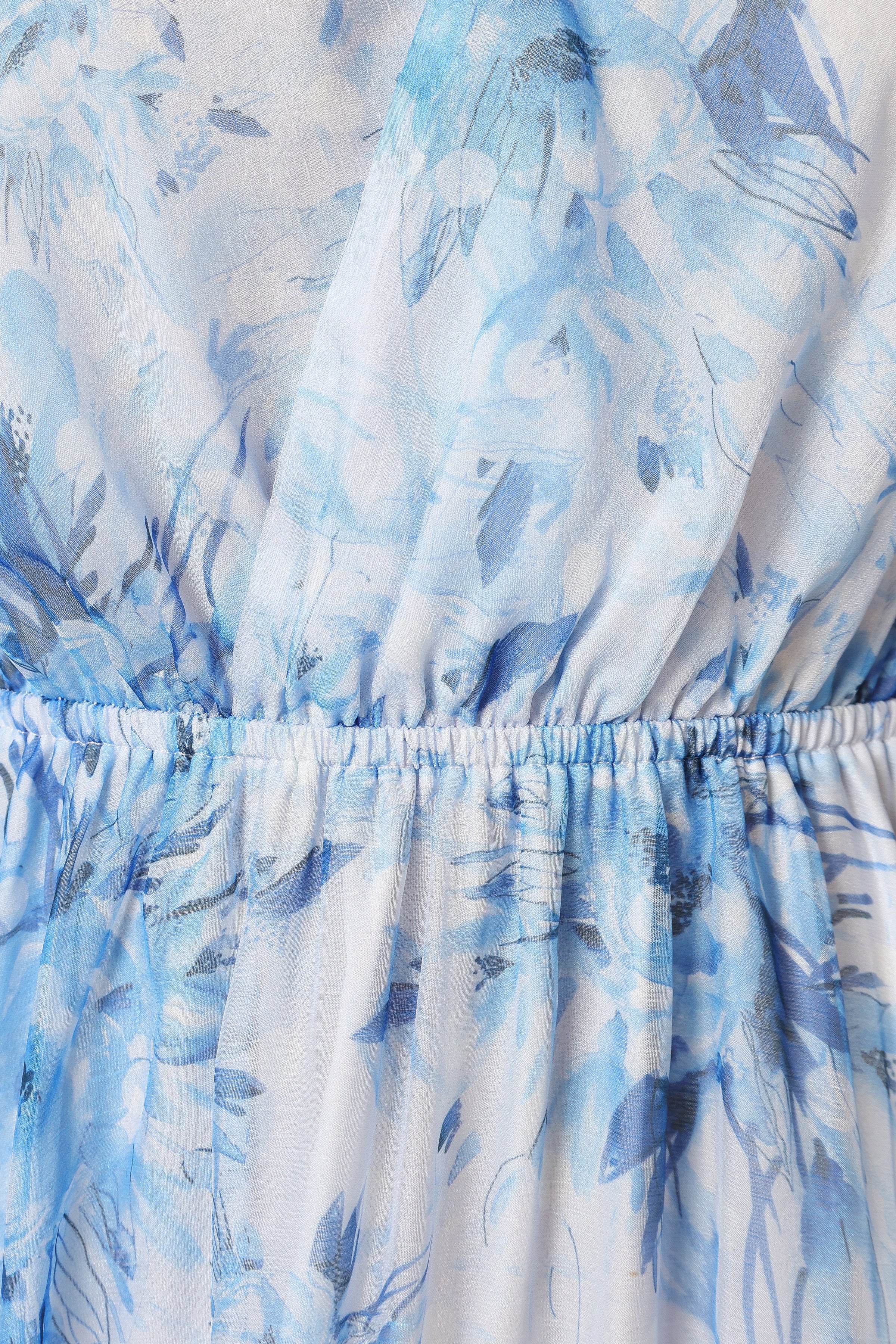 Petal and Pup USA DRESSES Anisa Maxi Dress - Blue Floral