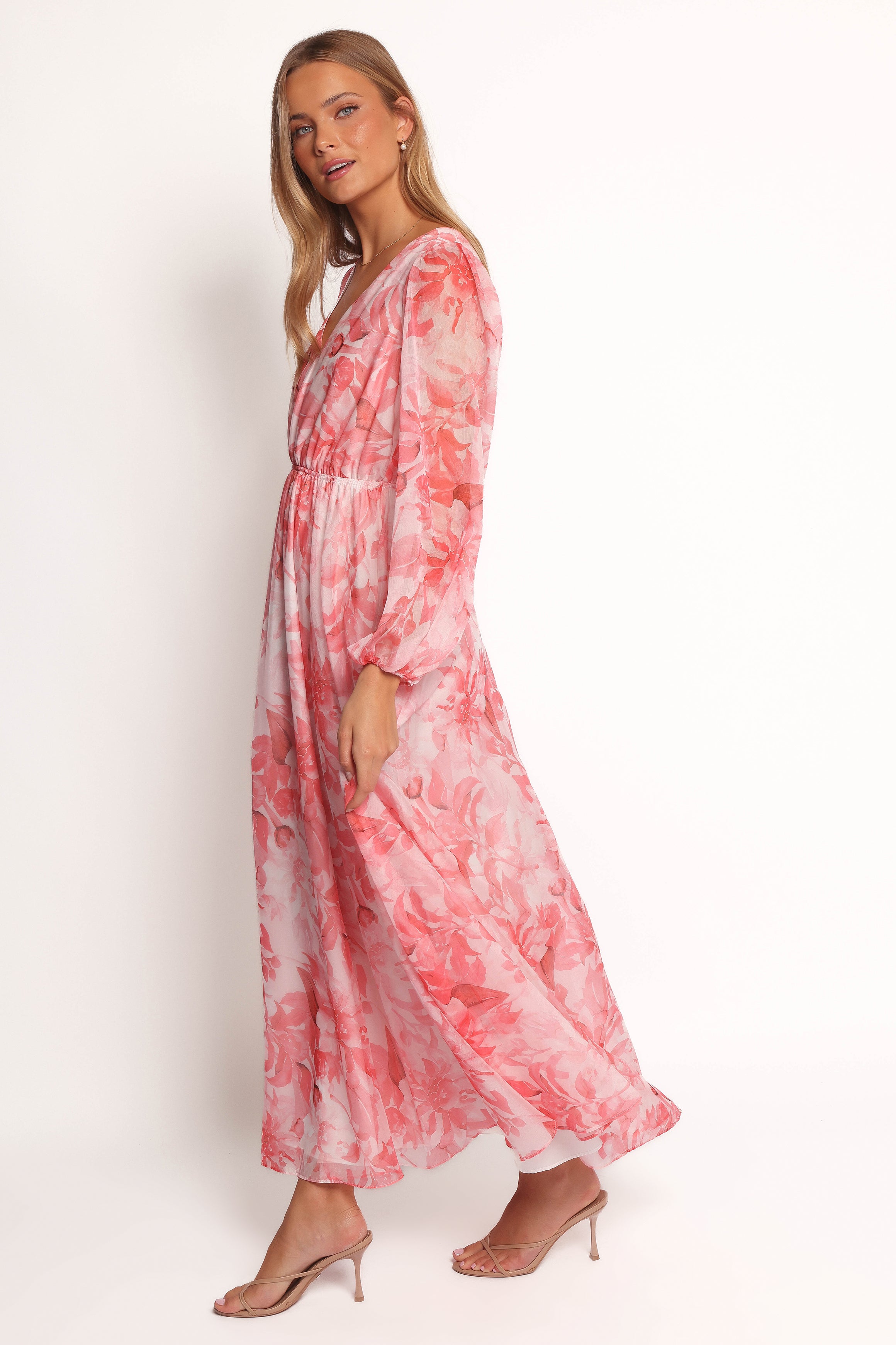 Petal and Pup USA DRESSES Anisa Maxi Dress - Pink Floral