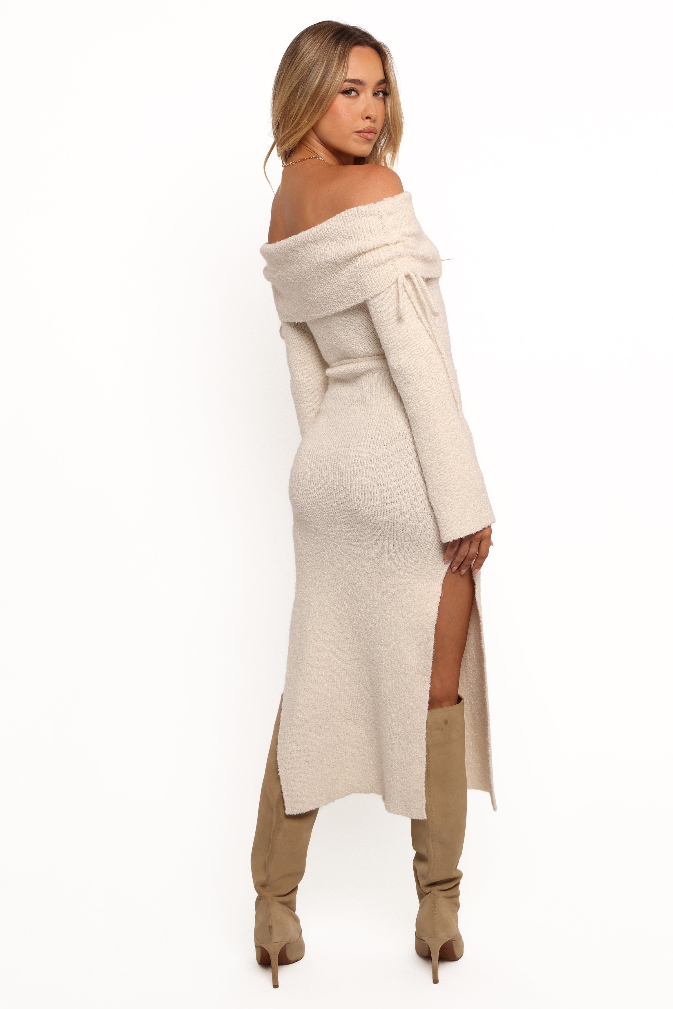 Petal and Pup USA DRESSES Annabelle Midi Dress - White