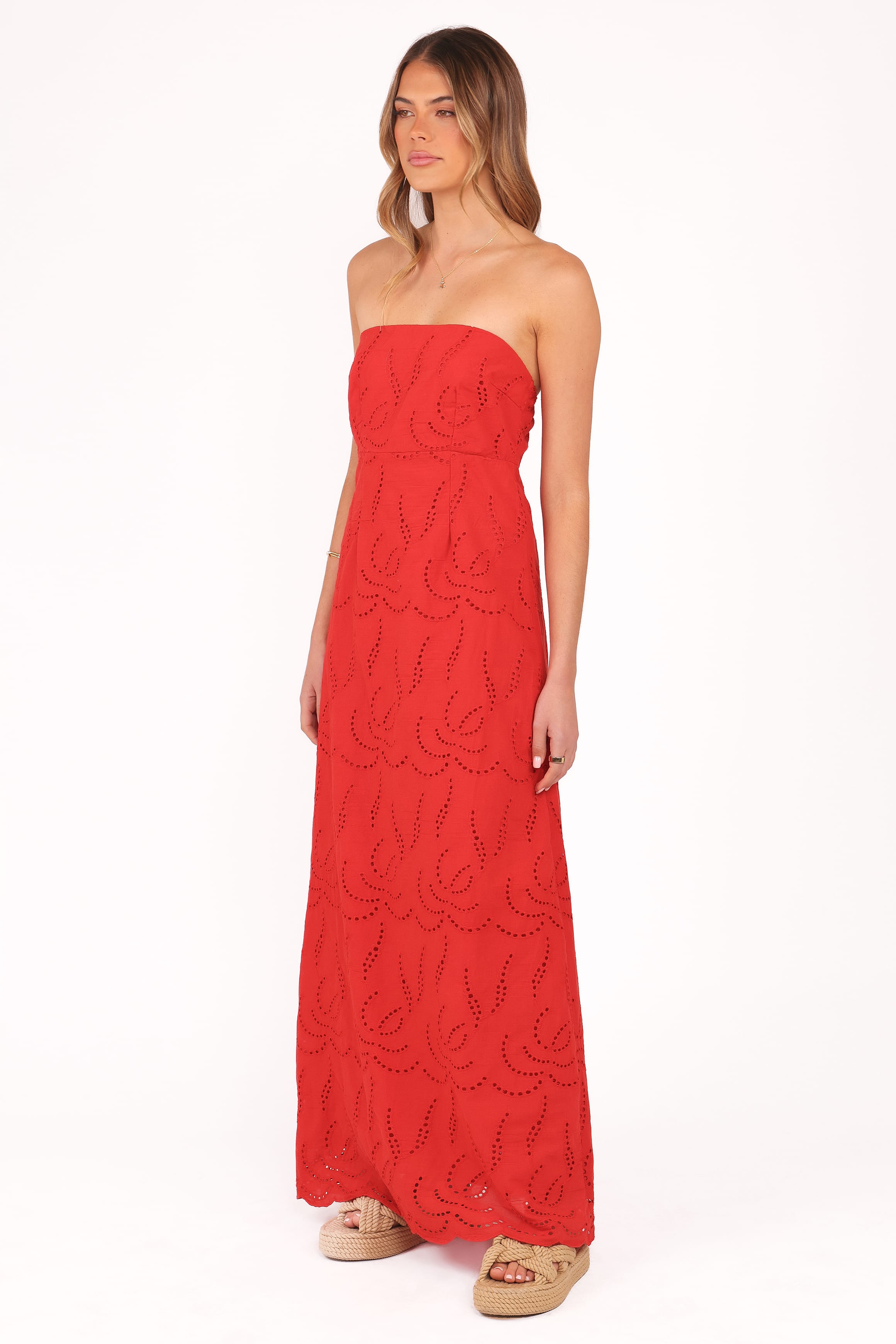 Petal and Pup USA DRESSES Annika Maxi Dress - Red