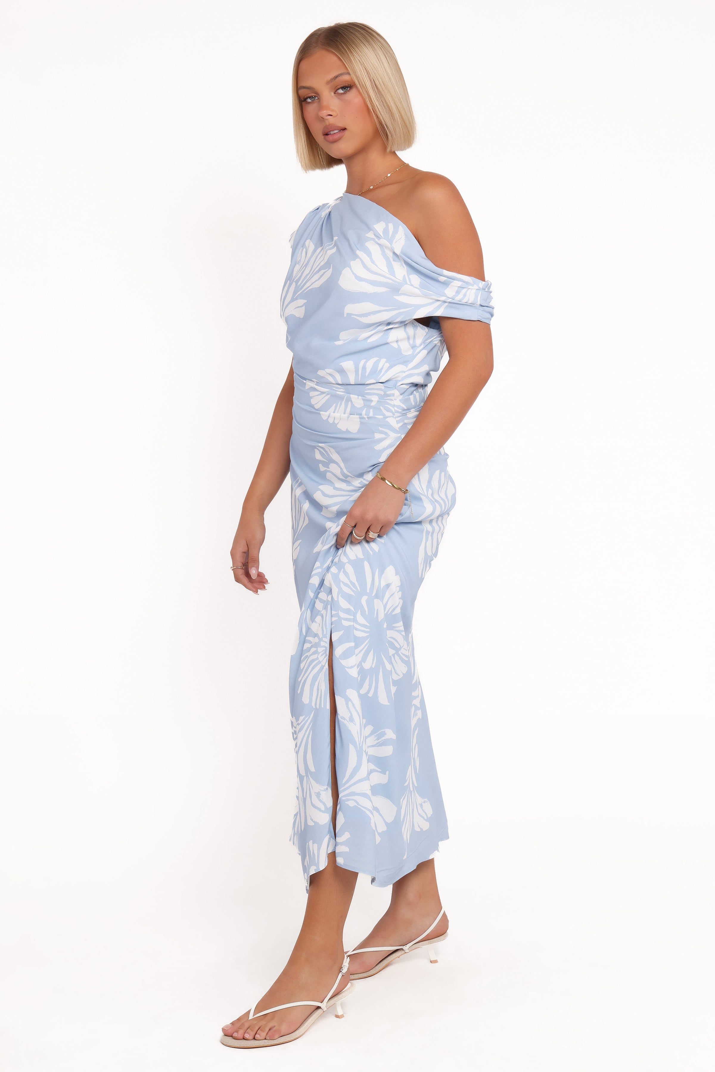 Petal and Pup USA DRESSES Apryl Midi Dress - Shell Print
