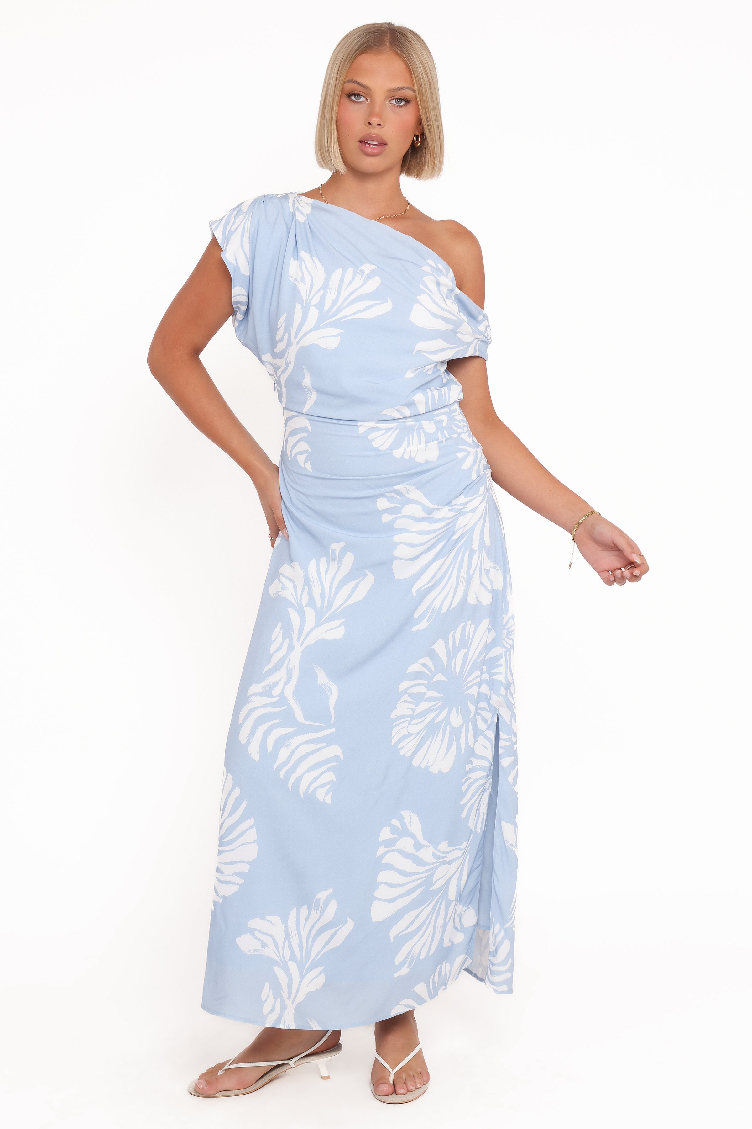 Petal and Pup USA DRESSES Apryl Midi Dress - Shell Print