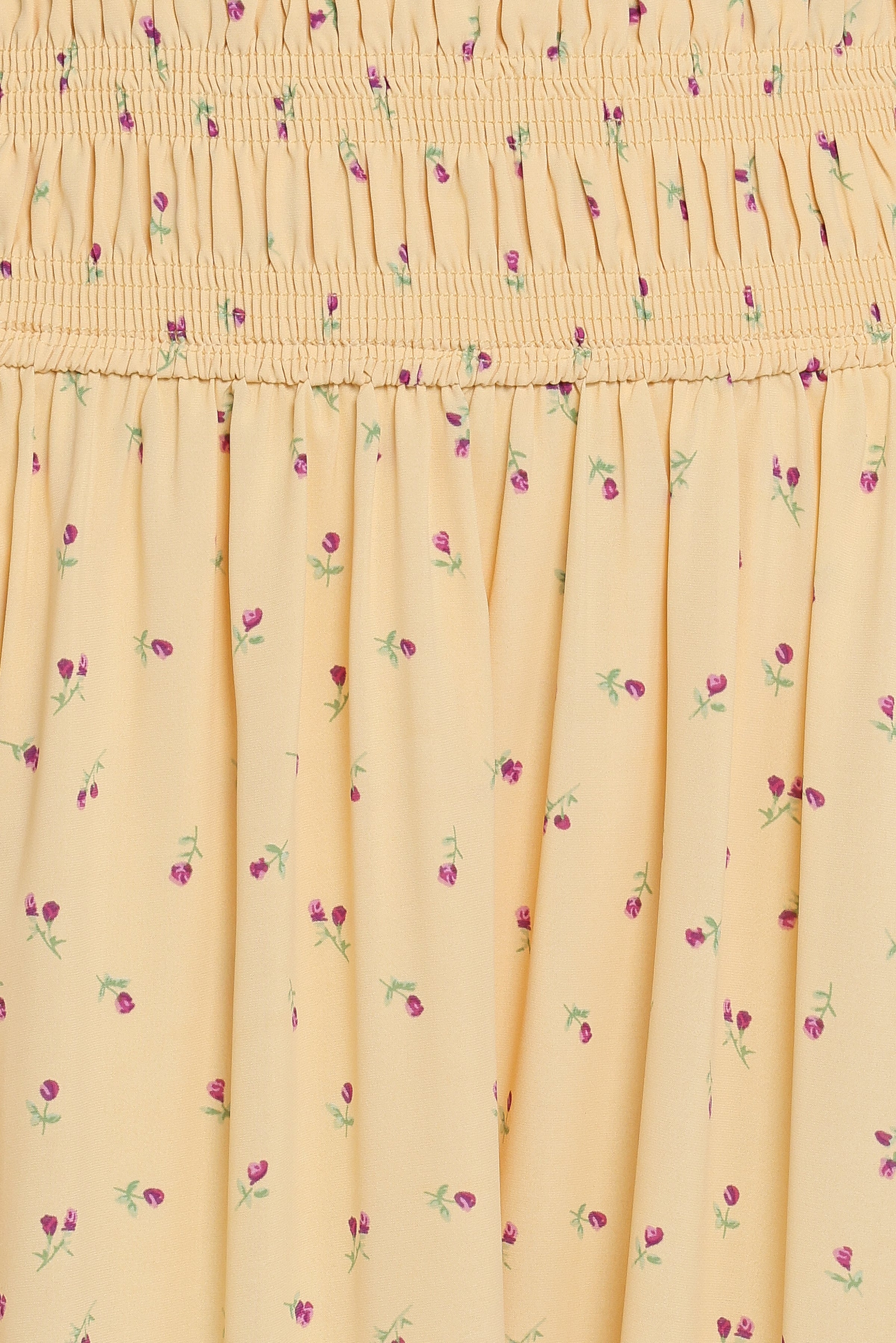 Petal and Pup USA DRESSES Aradia Halter Maxi Dress - Yellow Floral