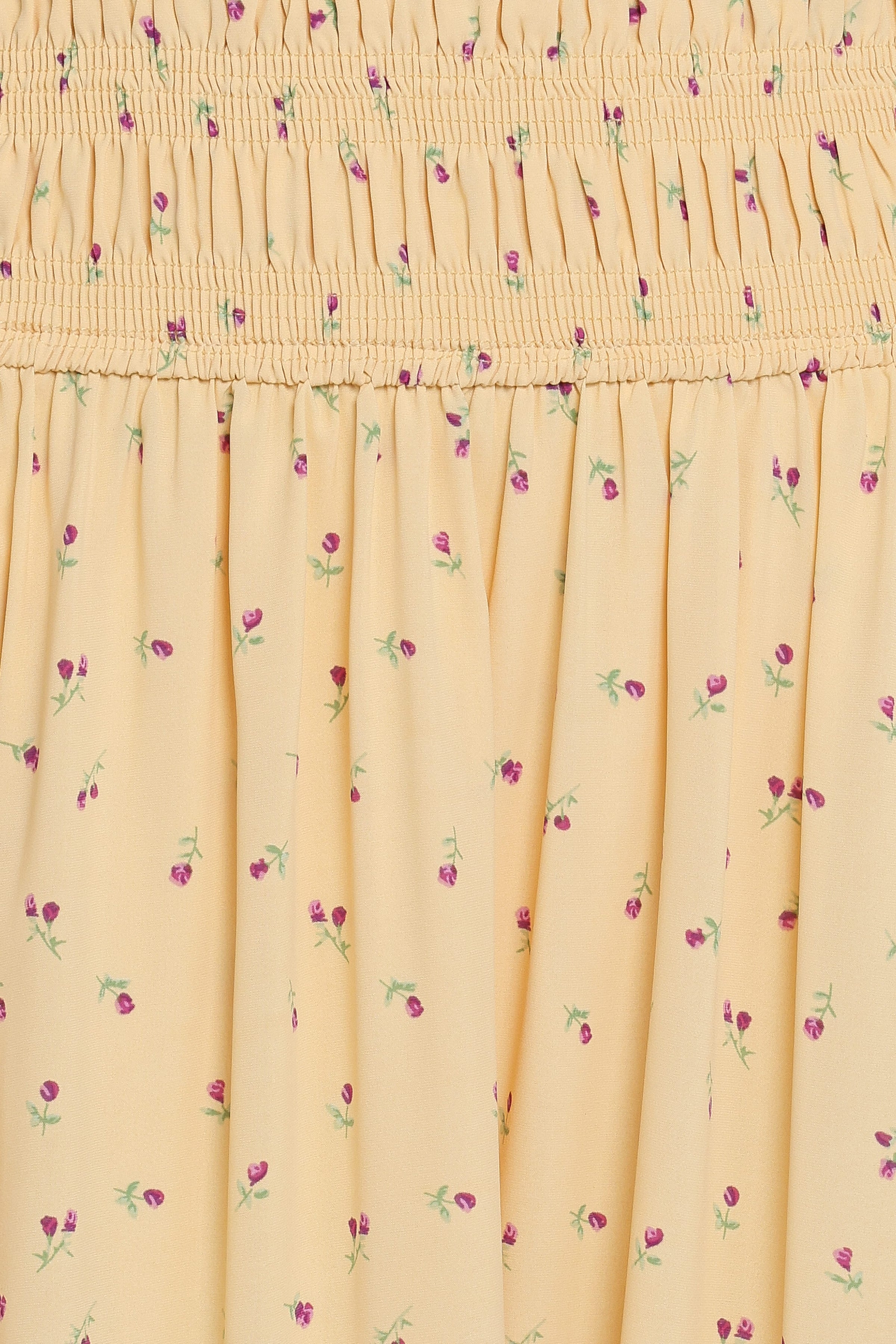 Petal and Pup USA DRESSES Aradia Halter Maxi Dress - Yellow Floral
