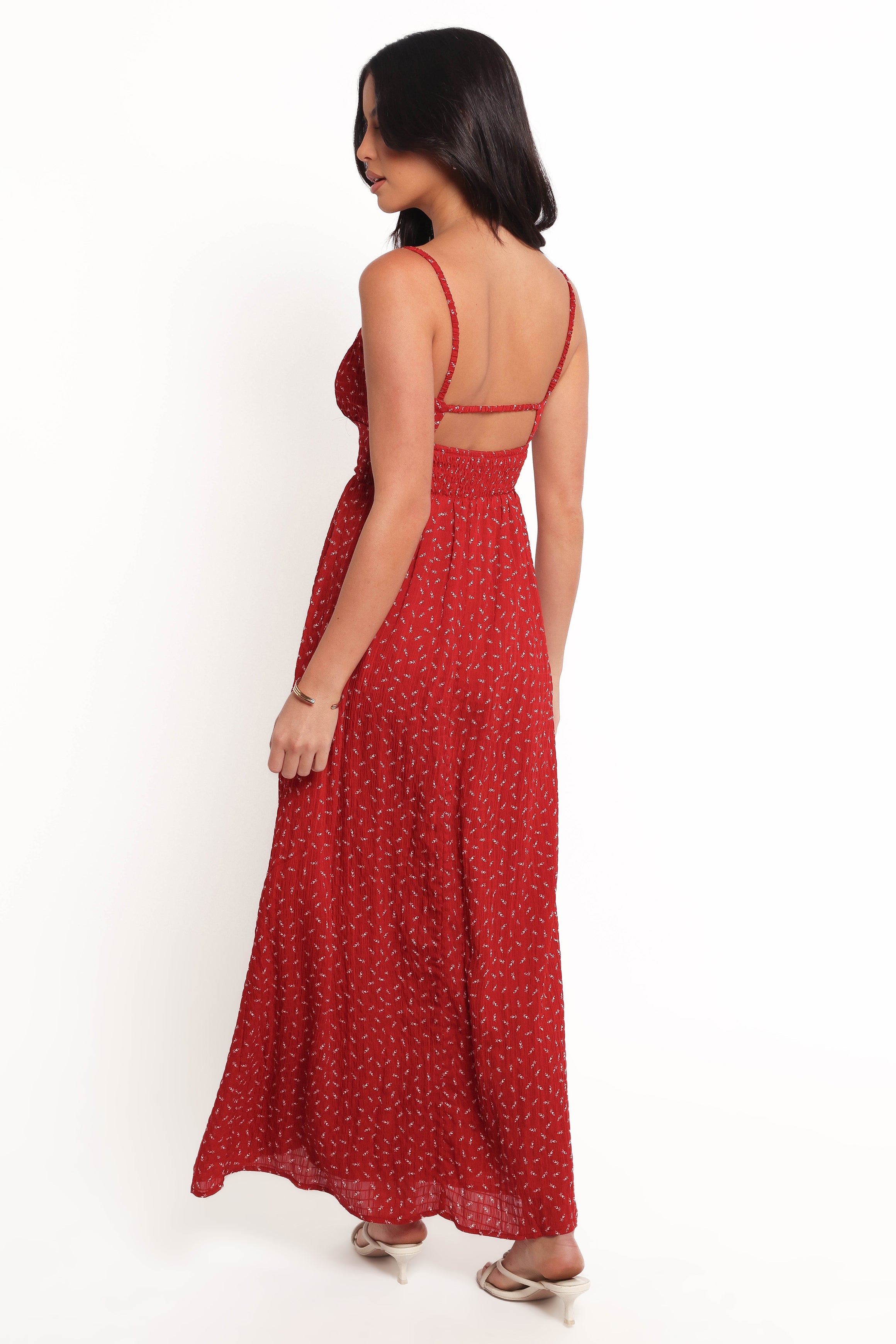 Petal and Pup USA DRESSES Ariadne Midi Dress - Red