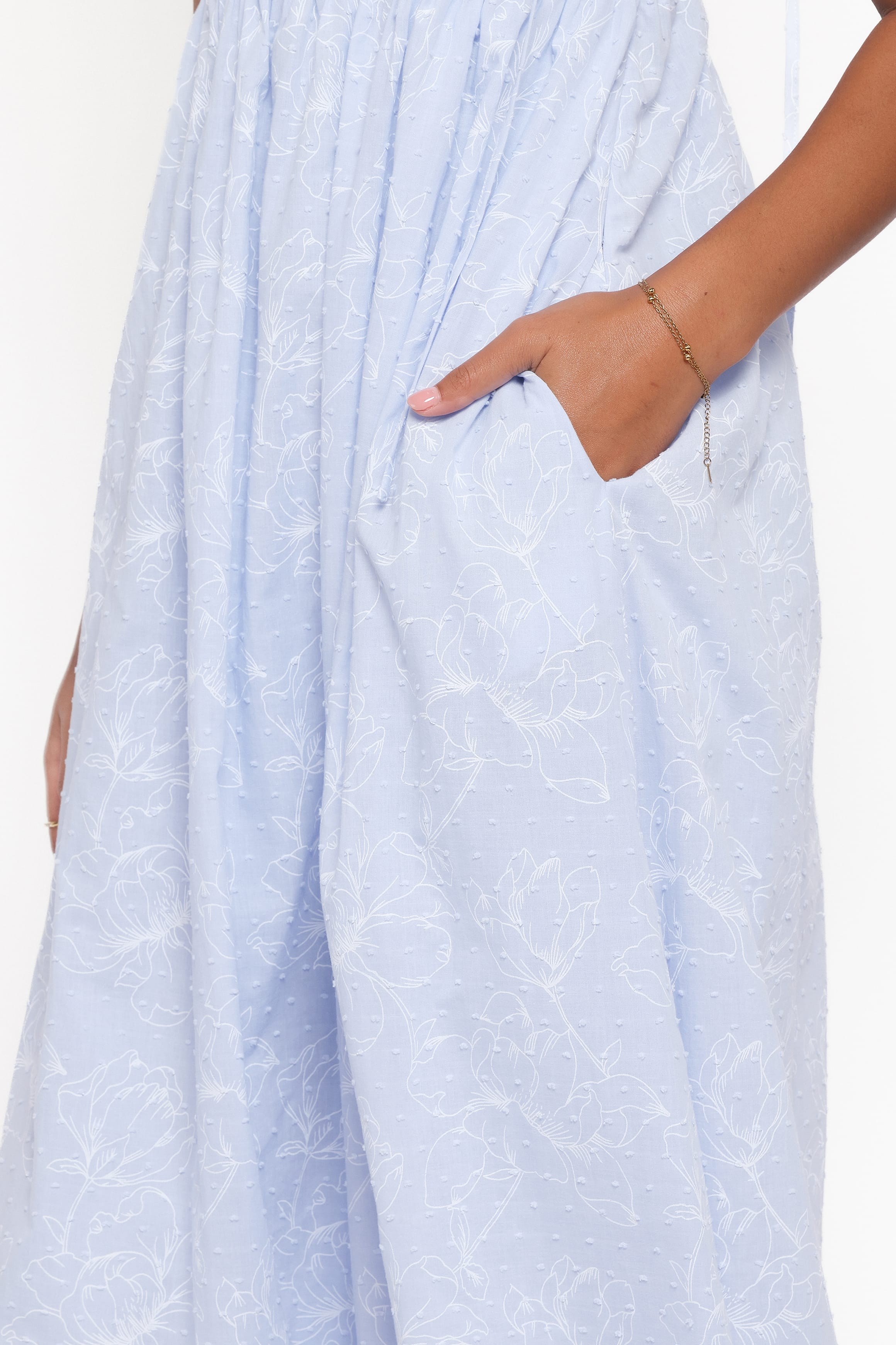 Petal and Pup USA DRESSES Ashtyn Maxi Dress - Cornflower Blue
