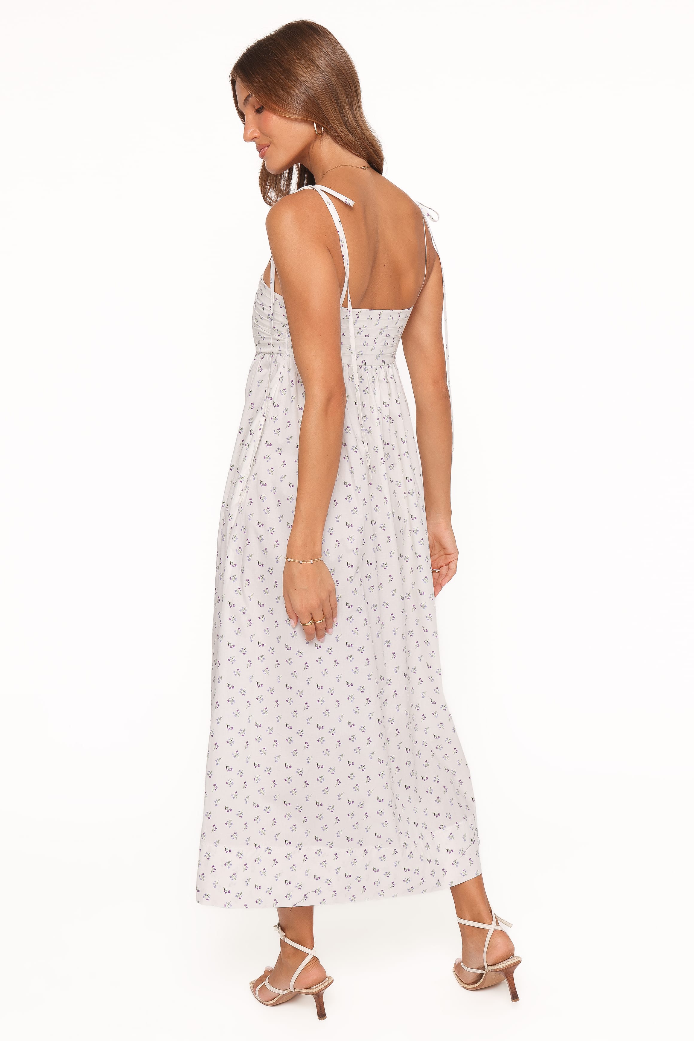 Petal and Pup USA DRESSES Ashtyn Maxi Dress - Purple Ditsy Floral