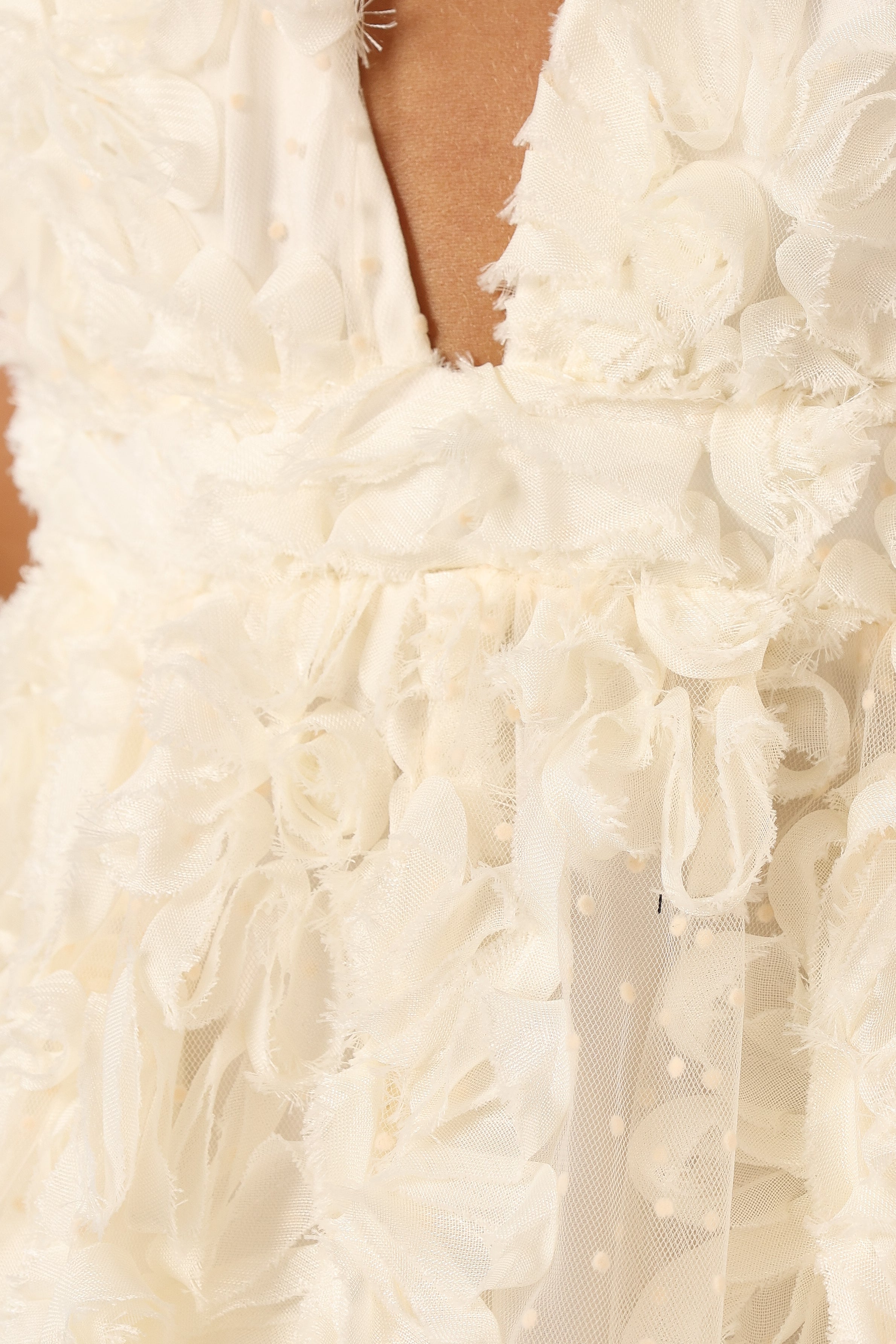 Petal and Pup USA DRESSES Atti Mini Dress - Cream