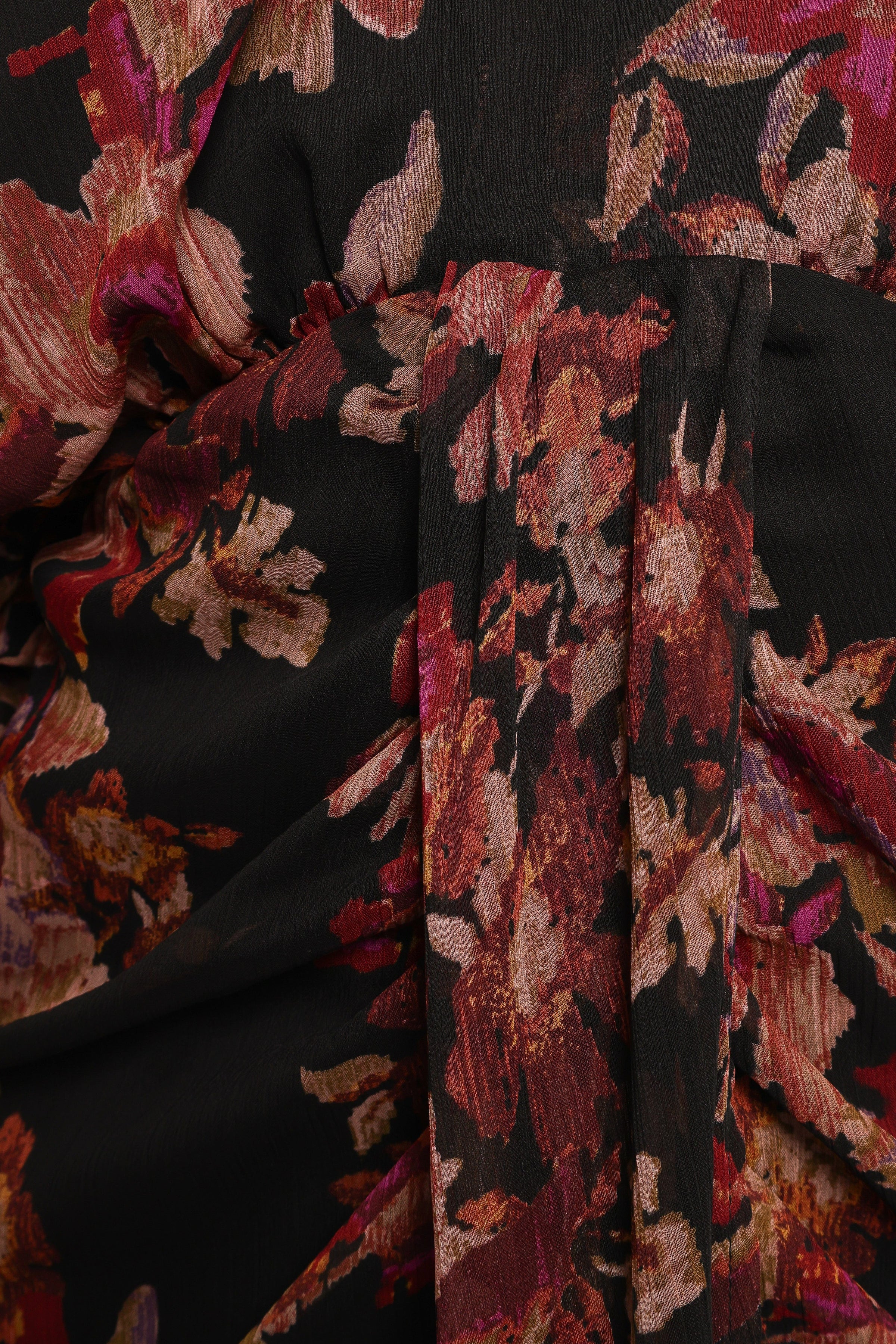 Petal and Pup USA DRESSES Audrina Maxi Dress - Deep Night Floral