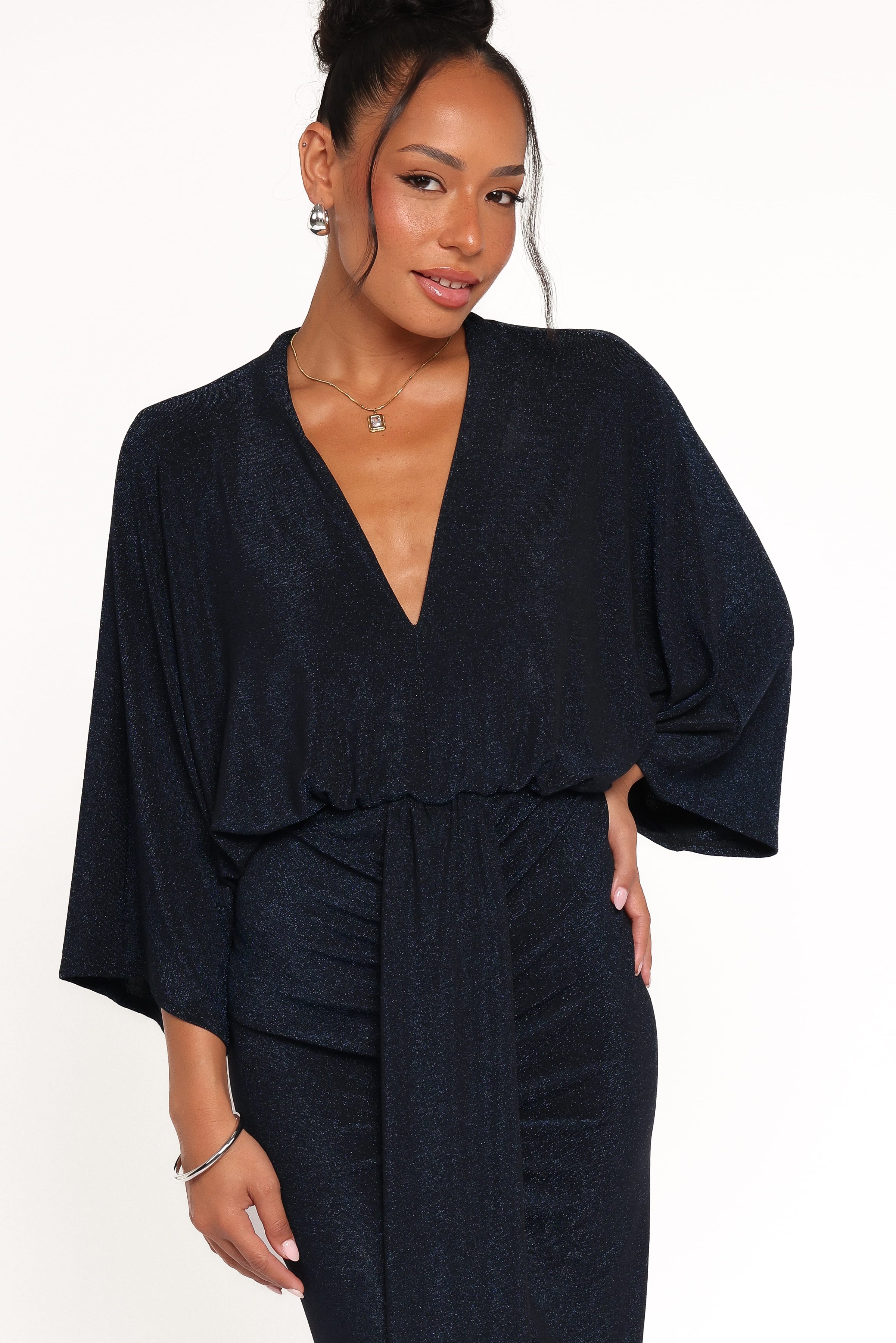 Petal and Pup USA DRESSES Audrina Maxi Dress - Midnight Blue