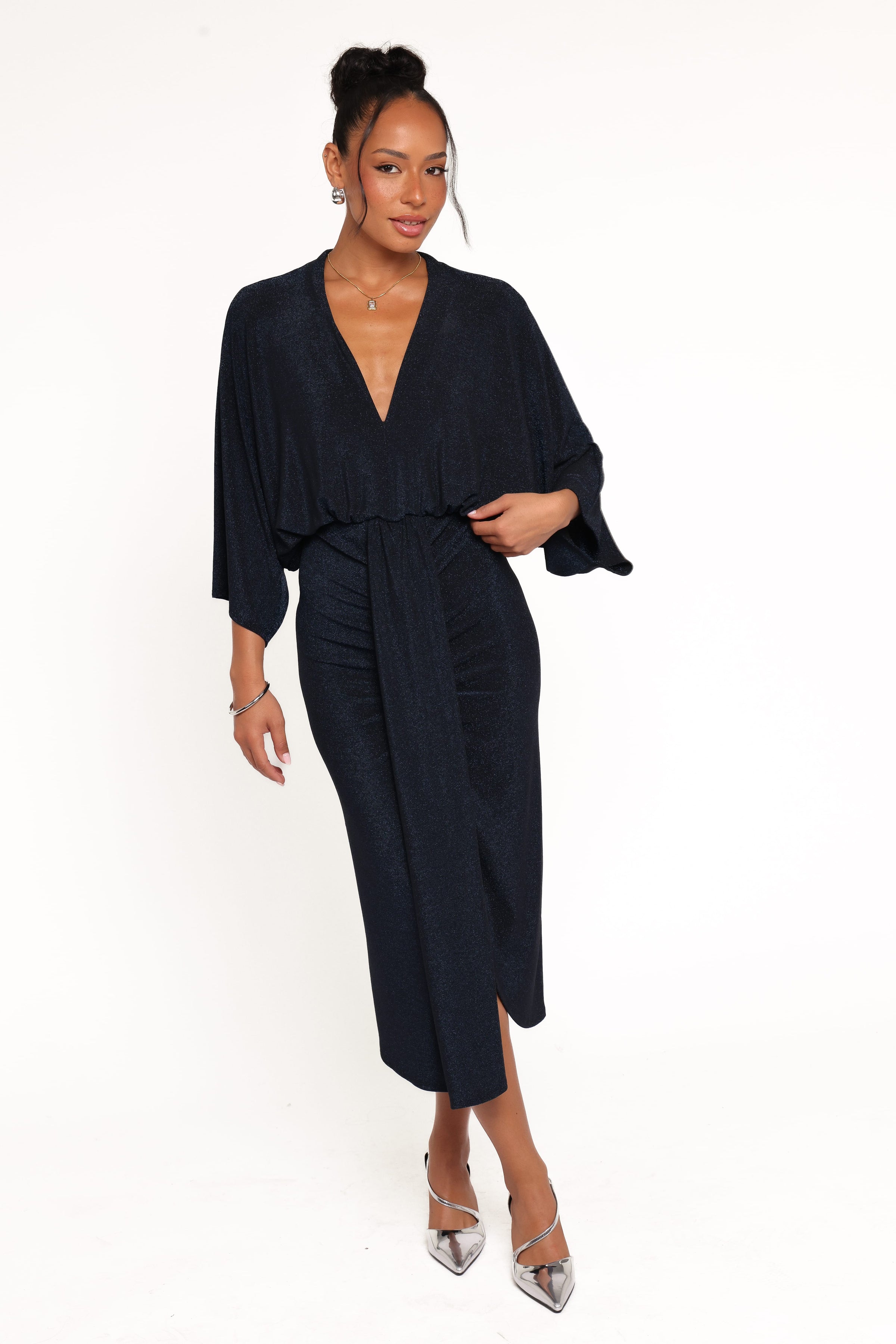 Petal and Pup USA DRESSES Audrina Maxi Dress - Midnight Blue