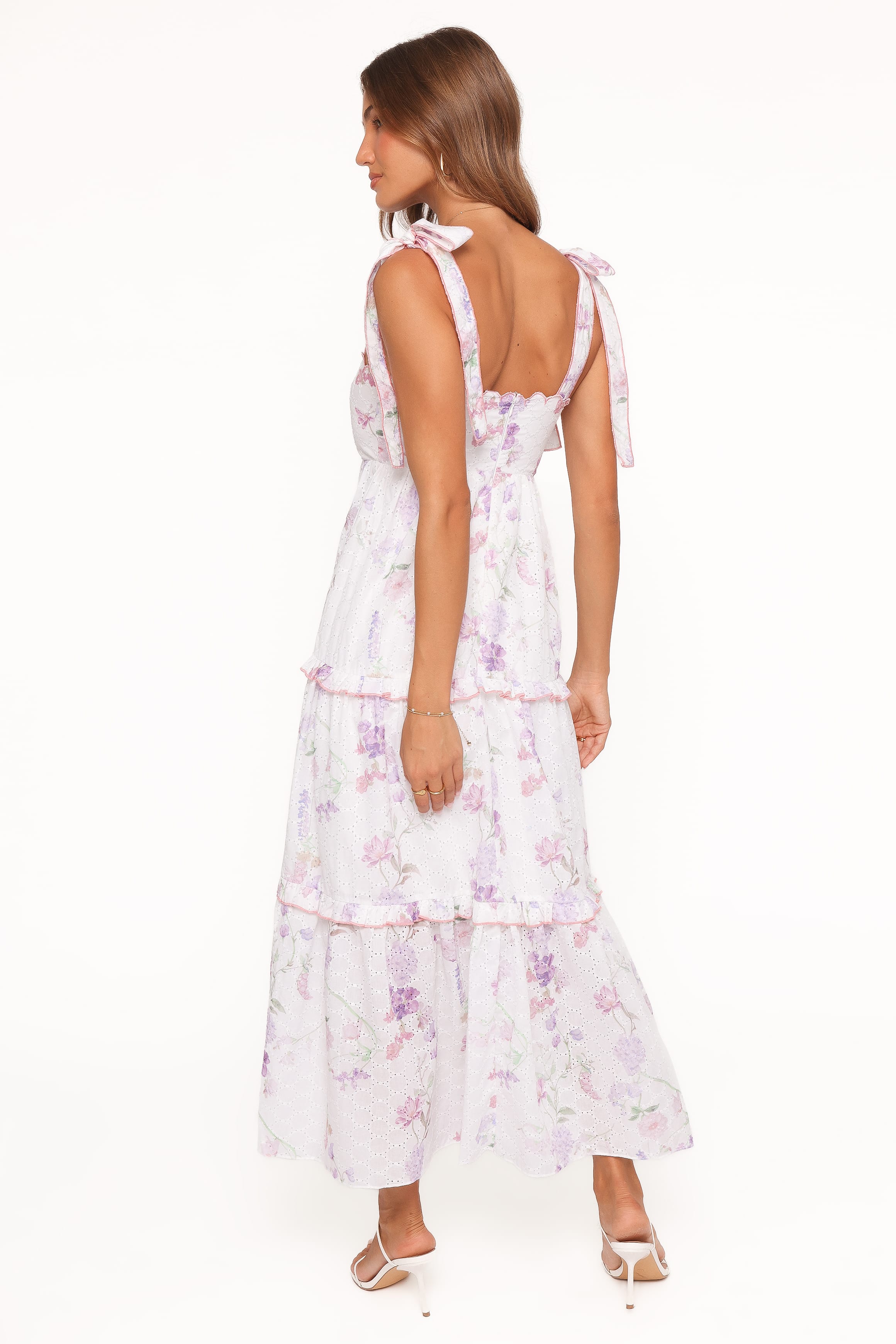 Petal and Pup USA DRESSES Aurelia Maxi Dress - Purple Floral