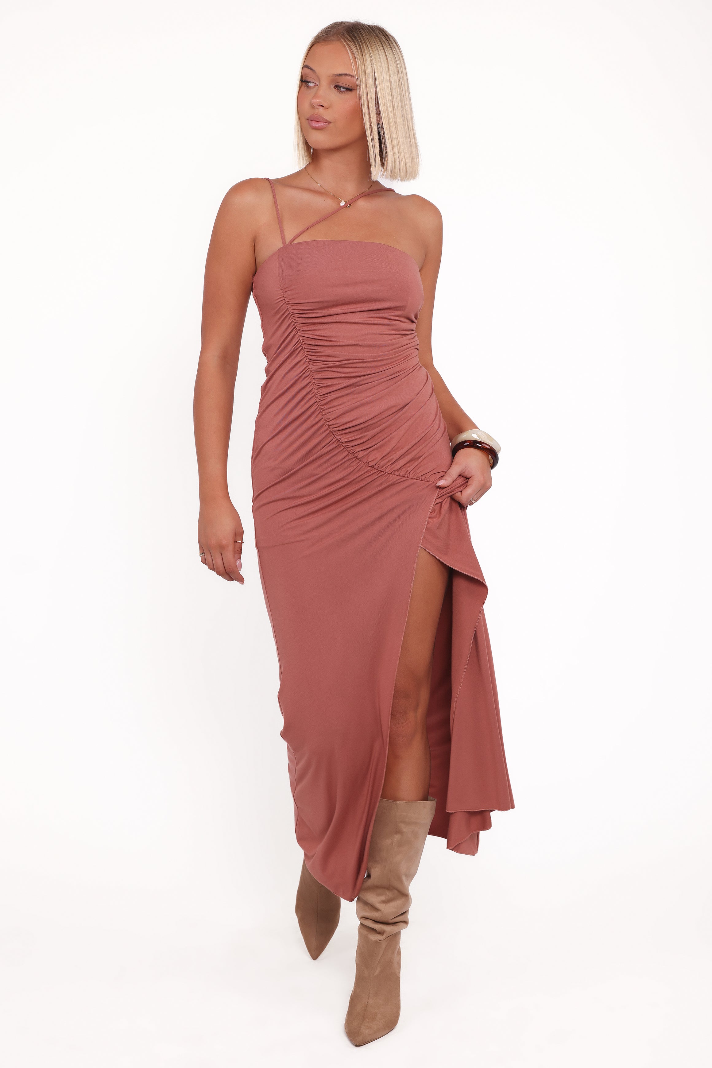 Petal and Pup USA DRESSES Avaline Maxi Dress - Terracotta