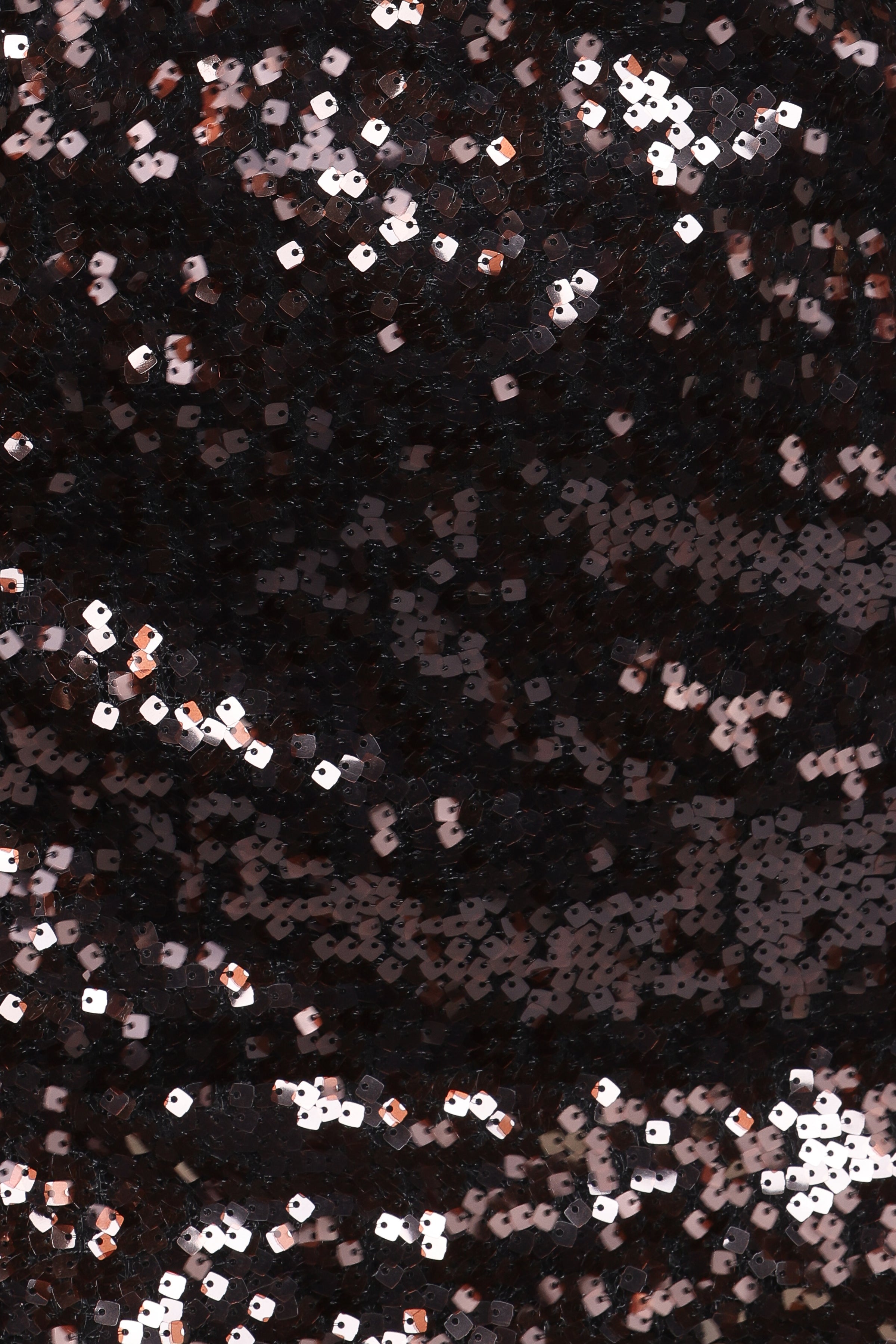 Petal and Pup USA DRESSES Awhina Mini Dress - Brown Sequin