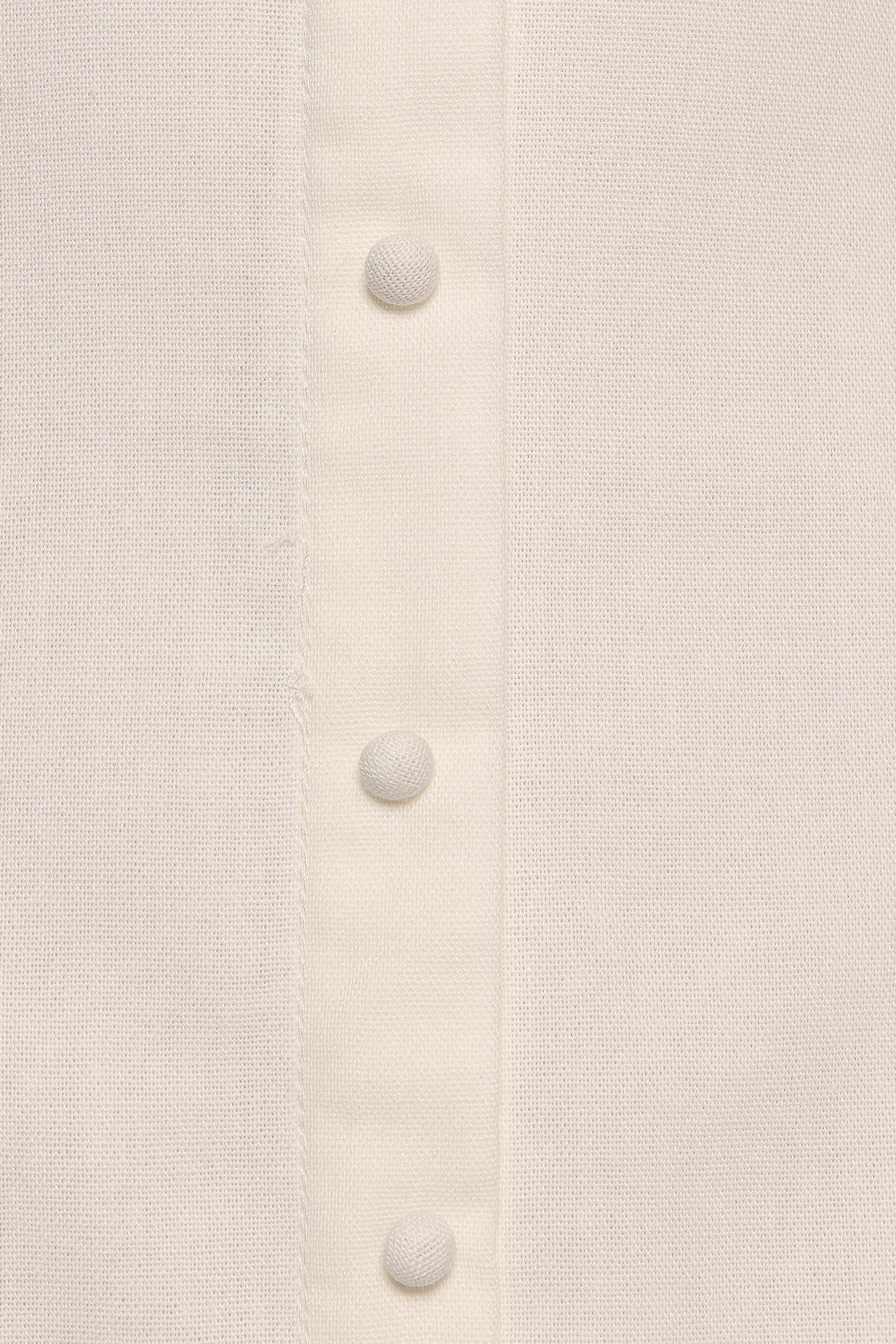 Petal and Pup USA DRESSES Barbara Midi Button Down Dress - White