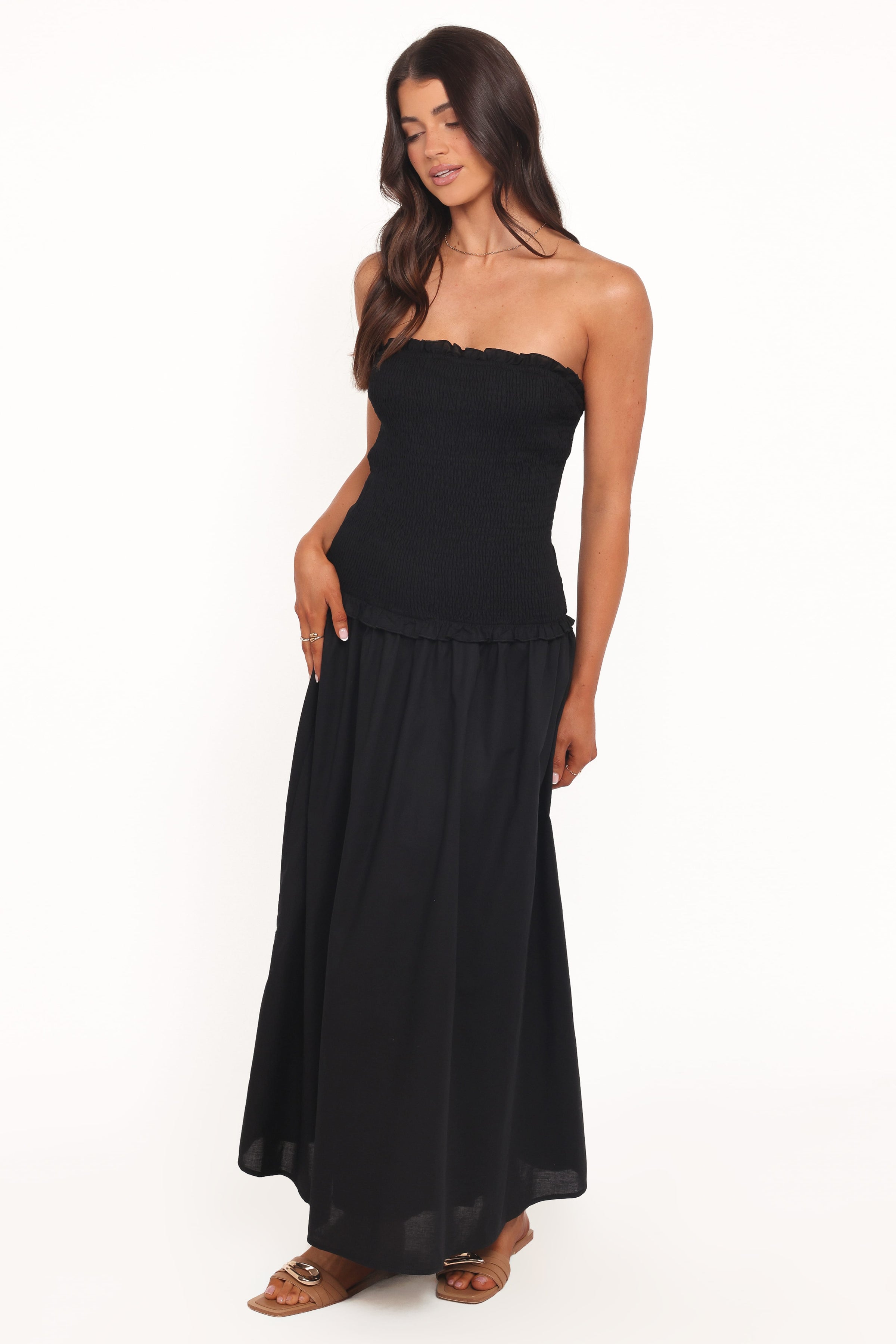 Petal and Pup USA DRESSES Bea Maxi Dress - Black
