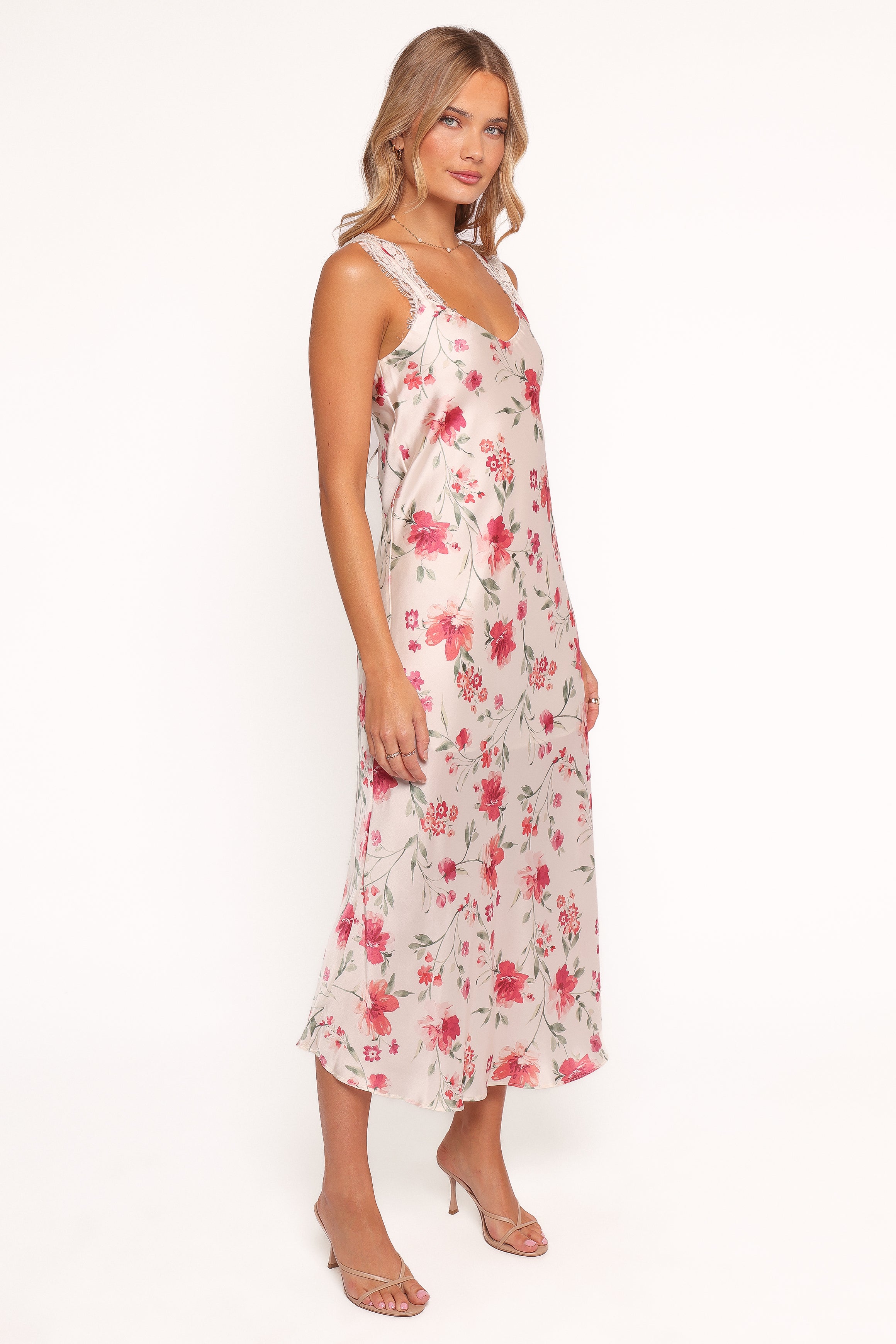 Petal and Pup USA DRESSES Bennett Midi Dress - Cameo Floral (Hold for Amazon)