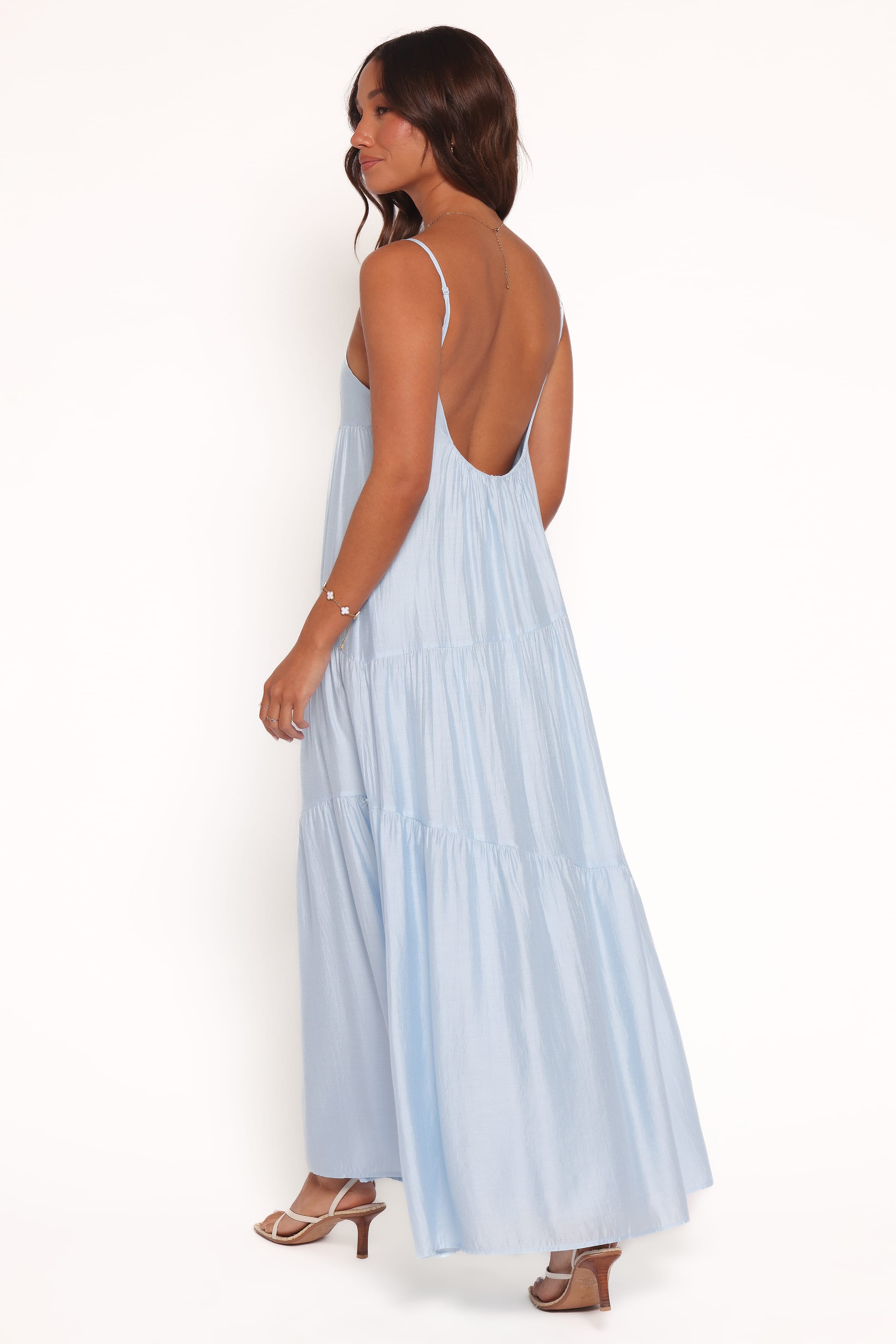Petal and Pup USA DRESSES Bennie Midi Dress - Pale Blue (Hold for Amazon)