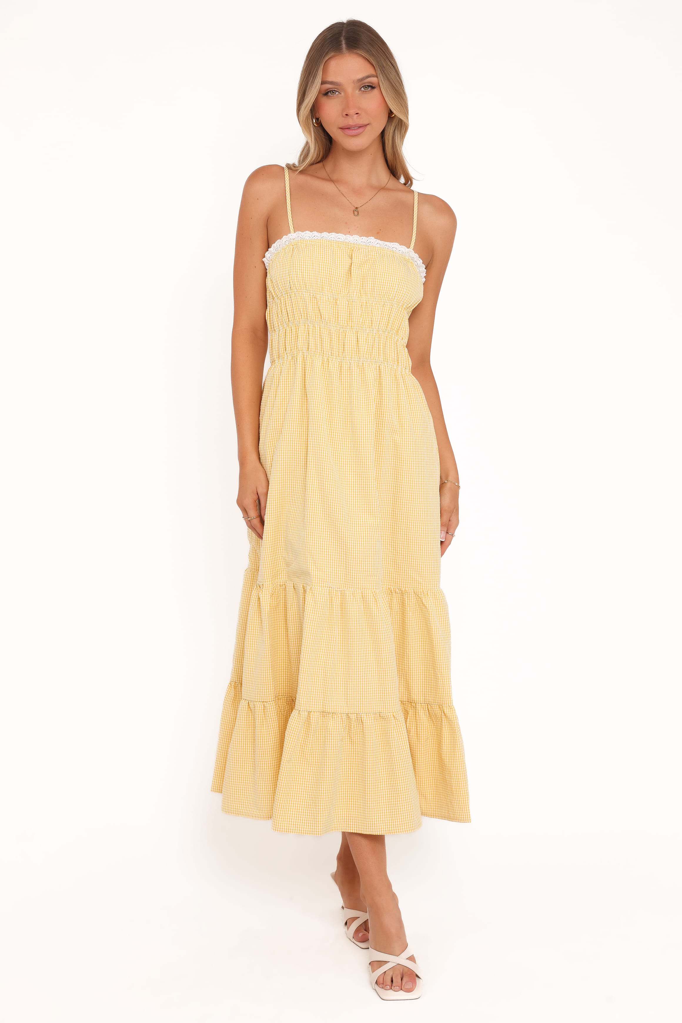 Petal and Pup USA DRESSES Bernadine Maxi Dress - Mango