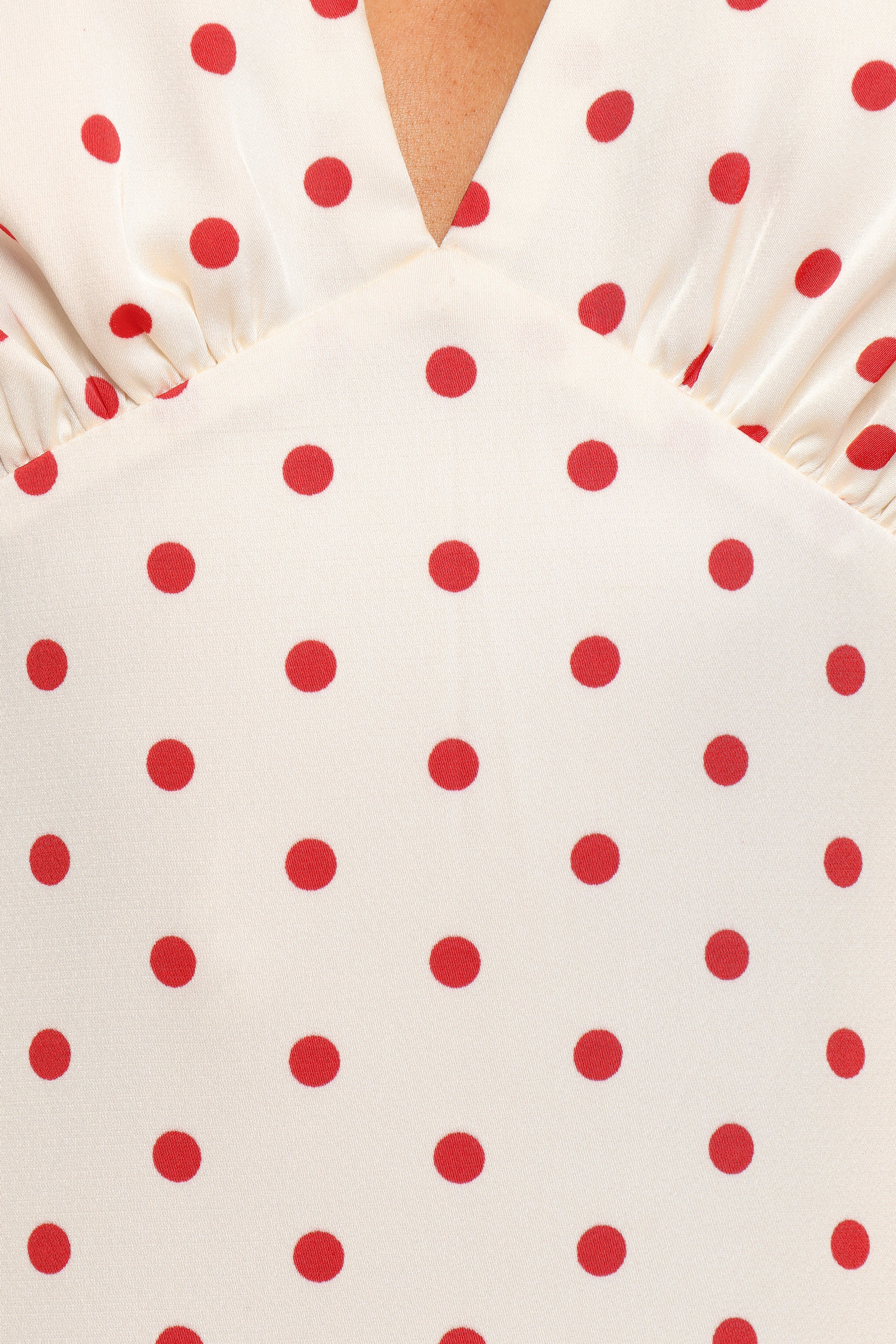 Petal and Pup USA DRESSES Bette Midi Dress - Red Polka Dot
