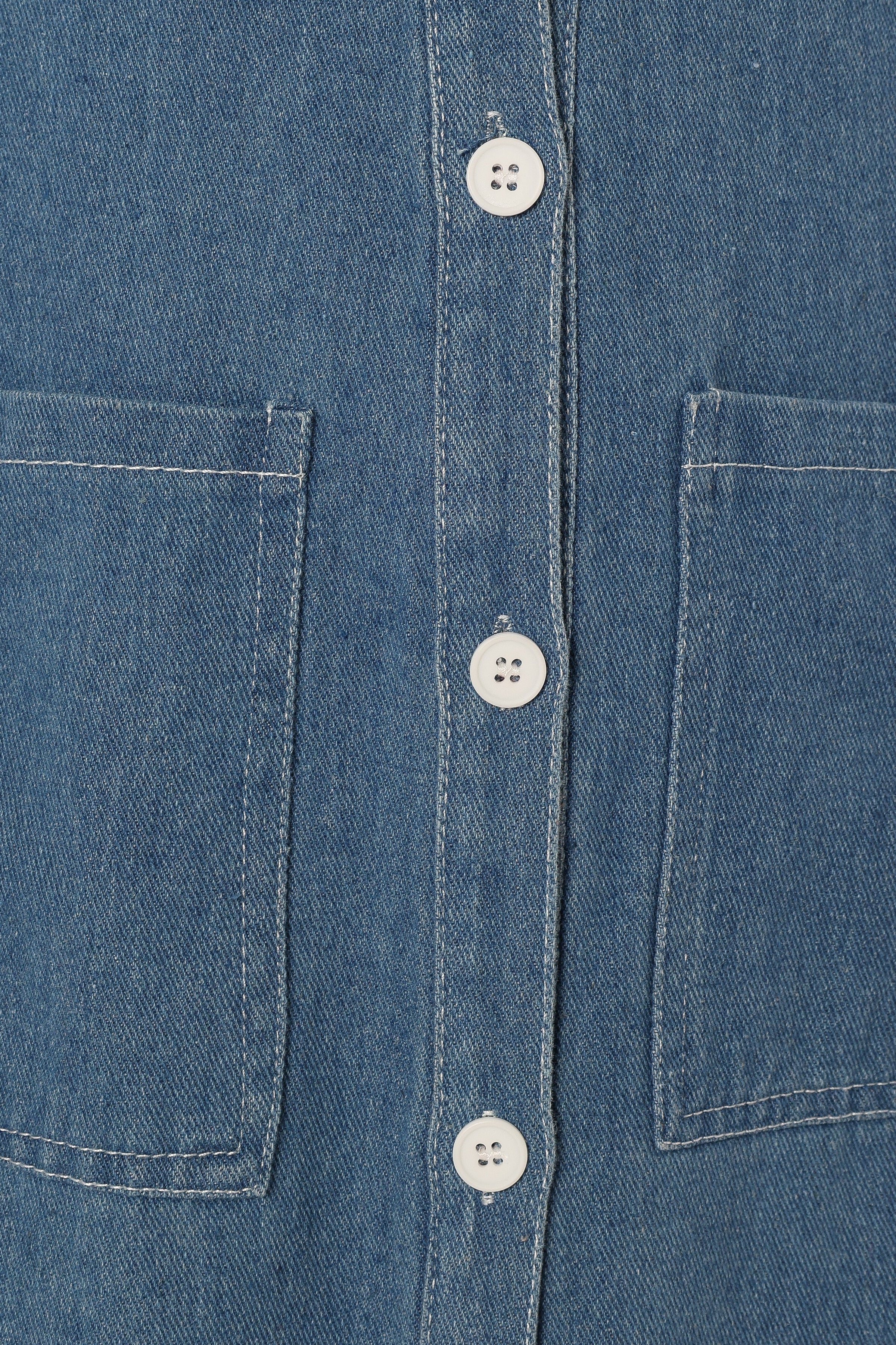 Petal and Pup USA DRESSES Bettie Midi Dress - Denim