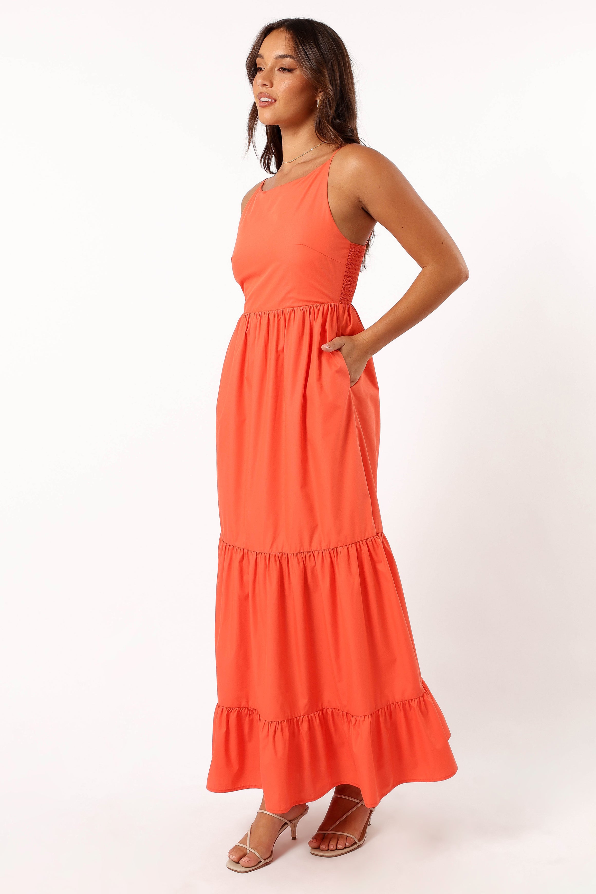 Petal and Pup USA DRESSES Blakely Maxi Dress - Orange