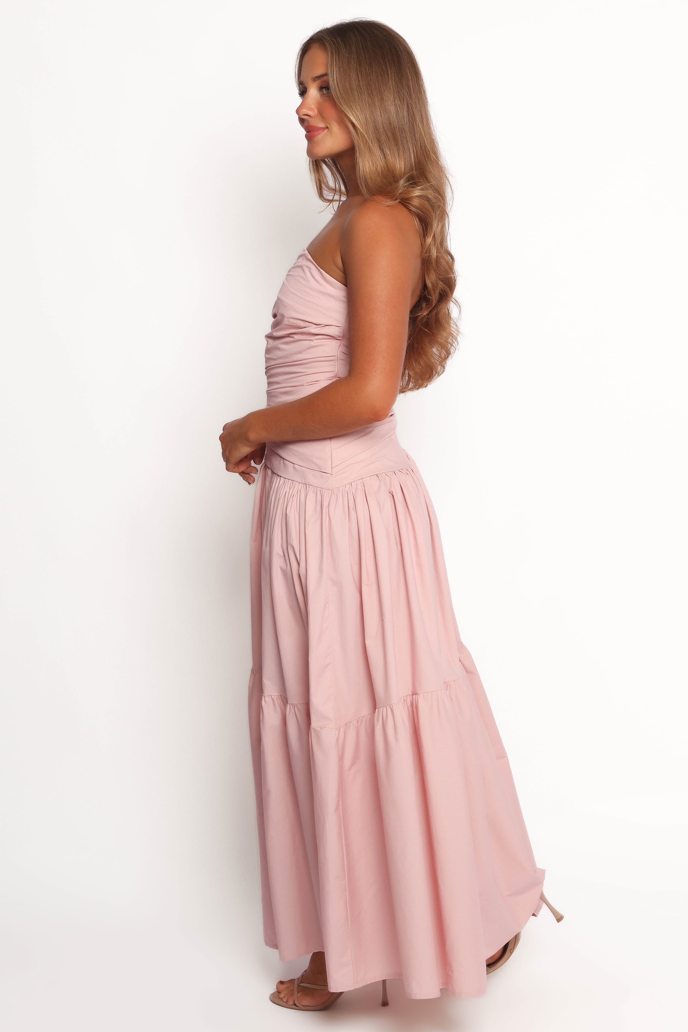 Petal and Pup USA DRESSES Blanche Strapless Maxi Dress - Orchid