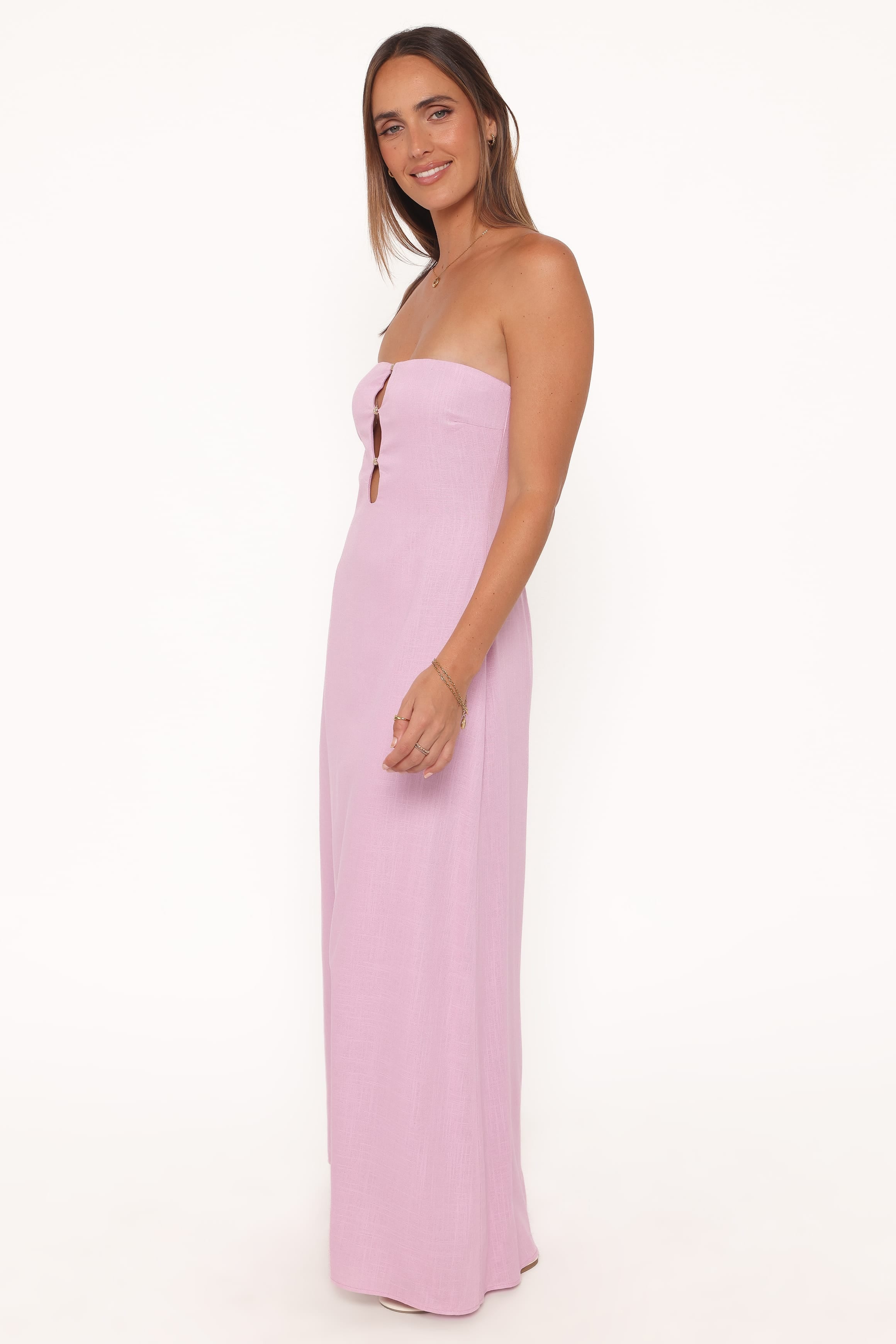 Petal and Pup USA DRESSES Bolton Strapless Maxi Dress - Lavender