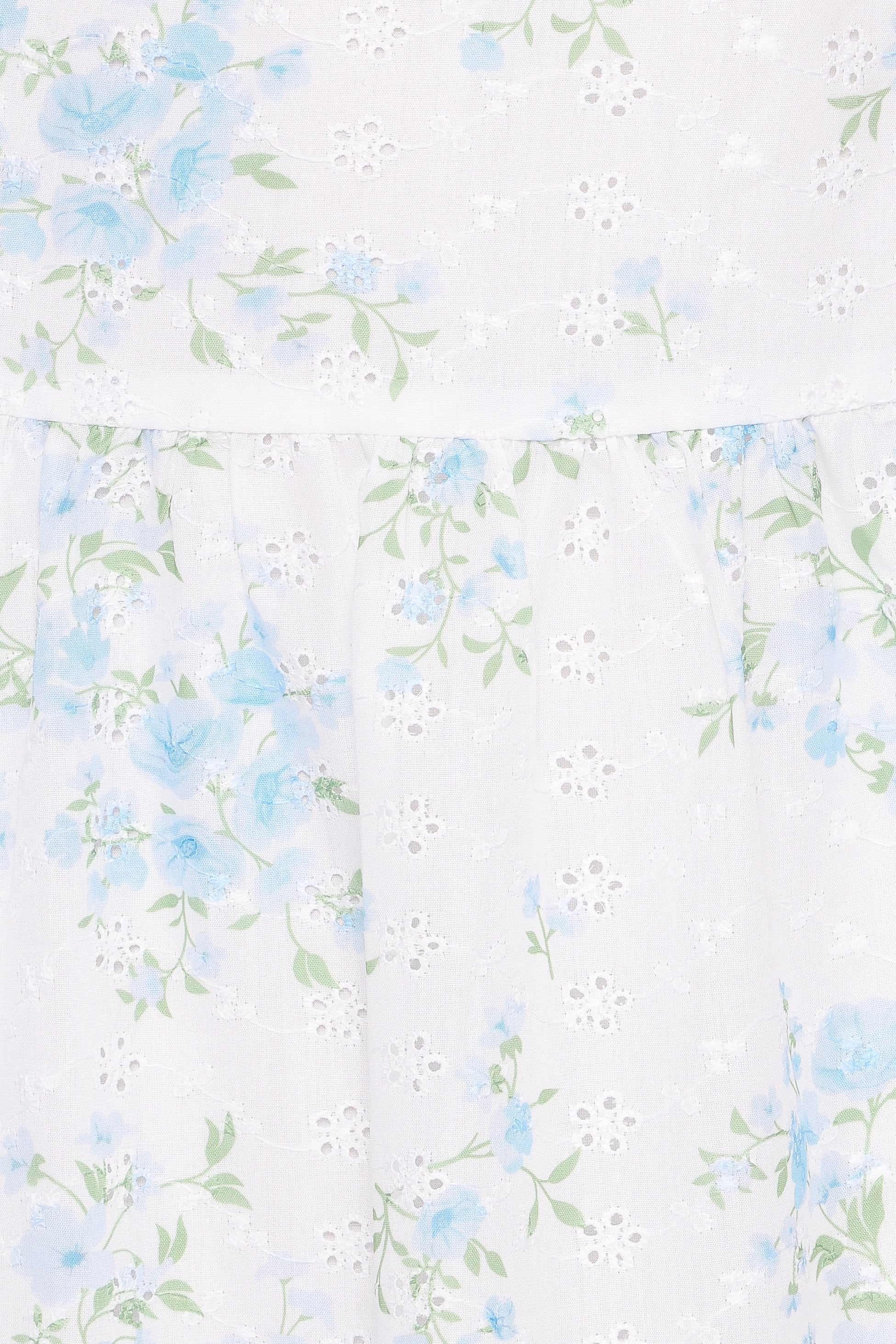 Petal and Pup USA DRESSES Botanique Midi Dress - Blue Floral