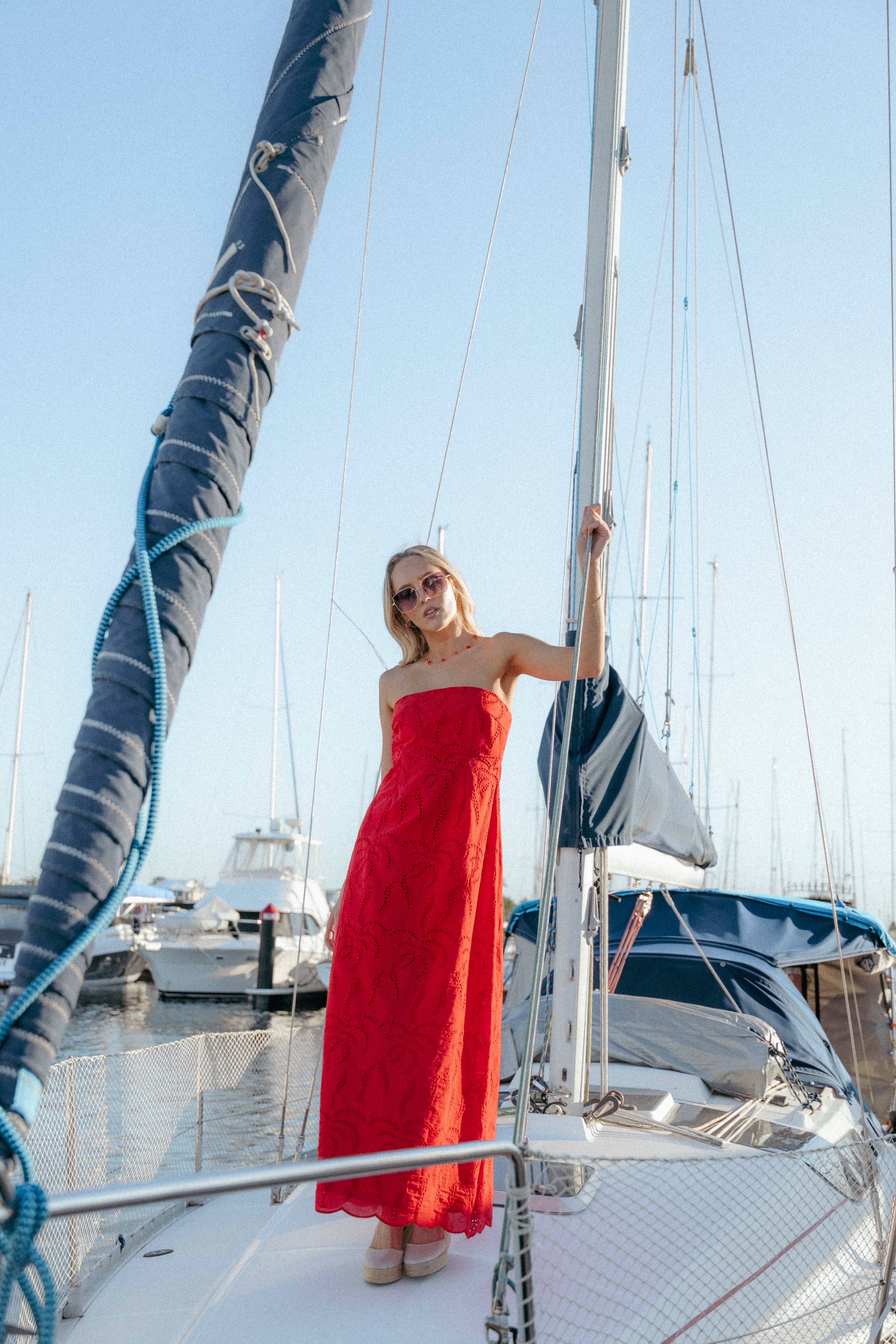 Petal and Pup USA DRESSES Brea Maxi Dress - Red (Hold for Rack)