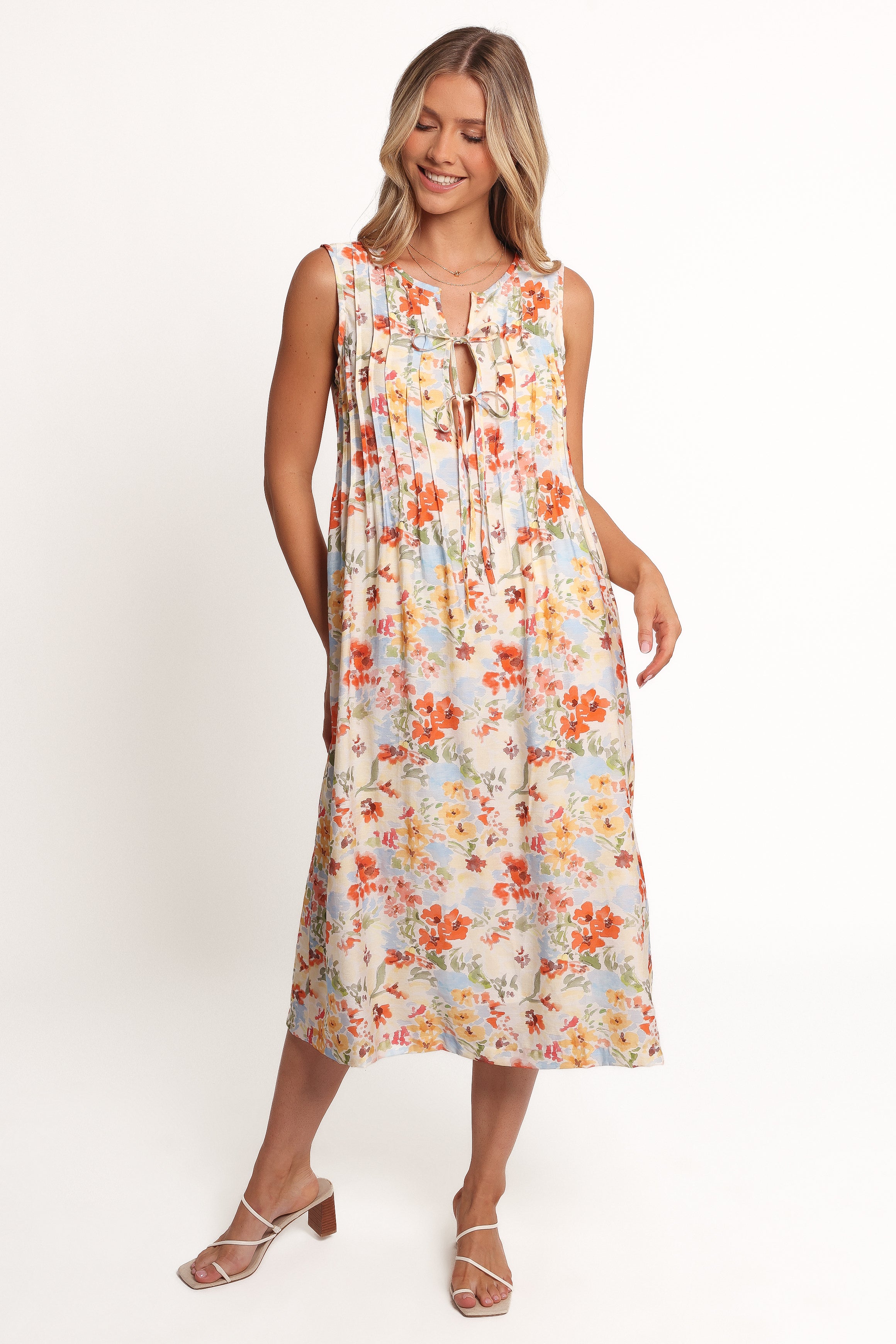 Petal and Pup USA DRESSES Breeze Midi Dress - Floral (Hold for Rack)