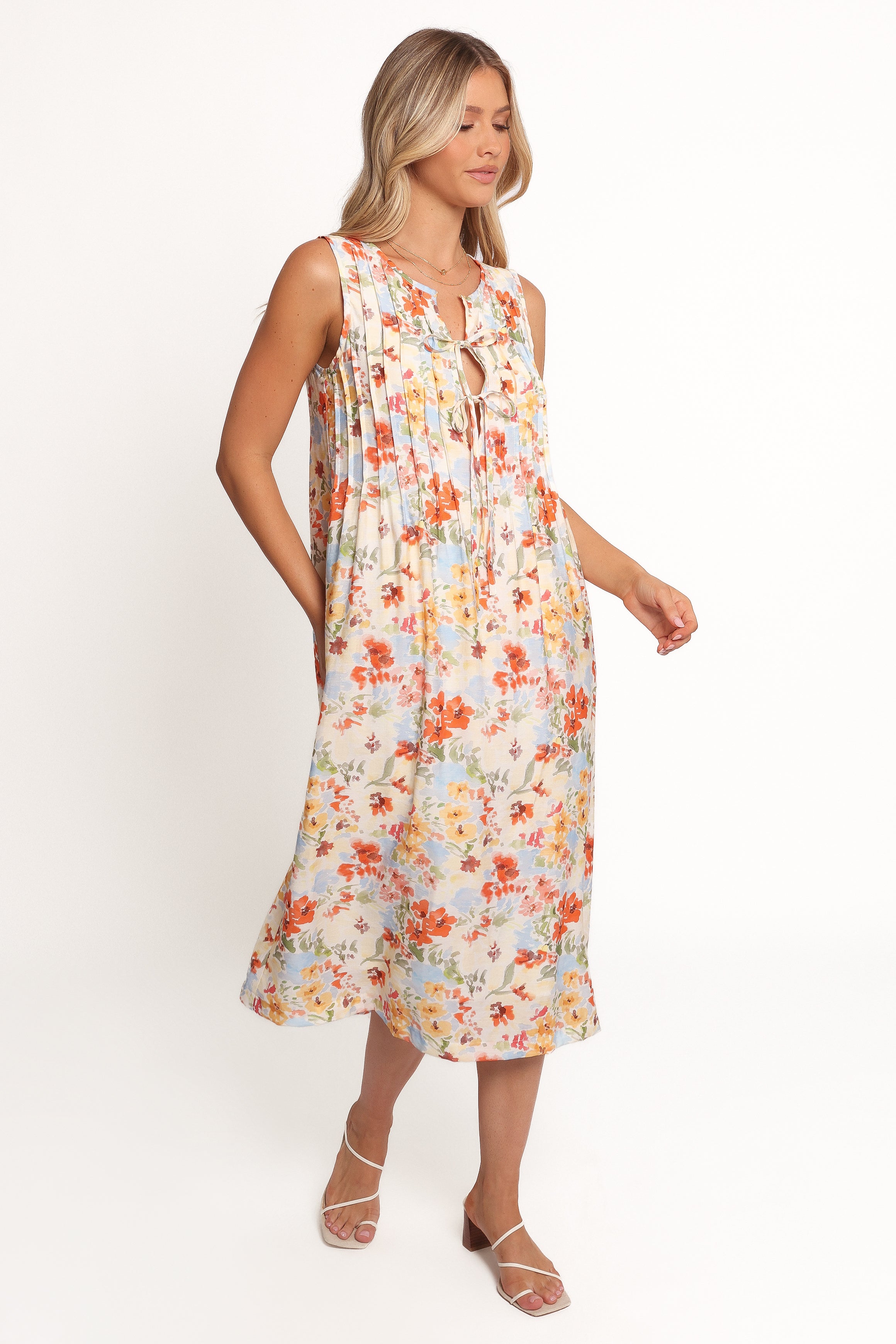 Petal and Pup USA DRESSES Breeze Midi Dress - Floral (Hold for Rack)
