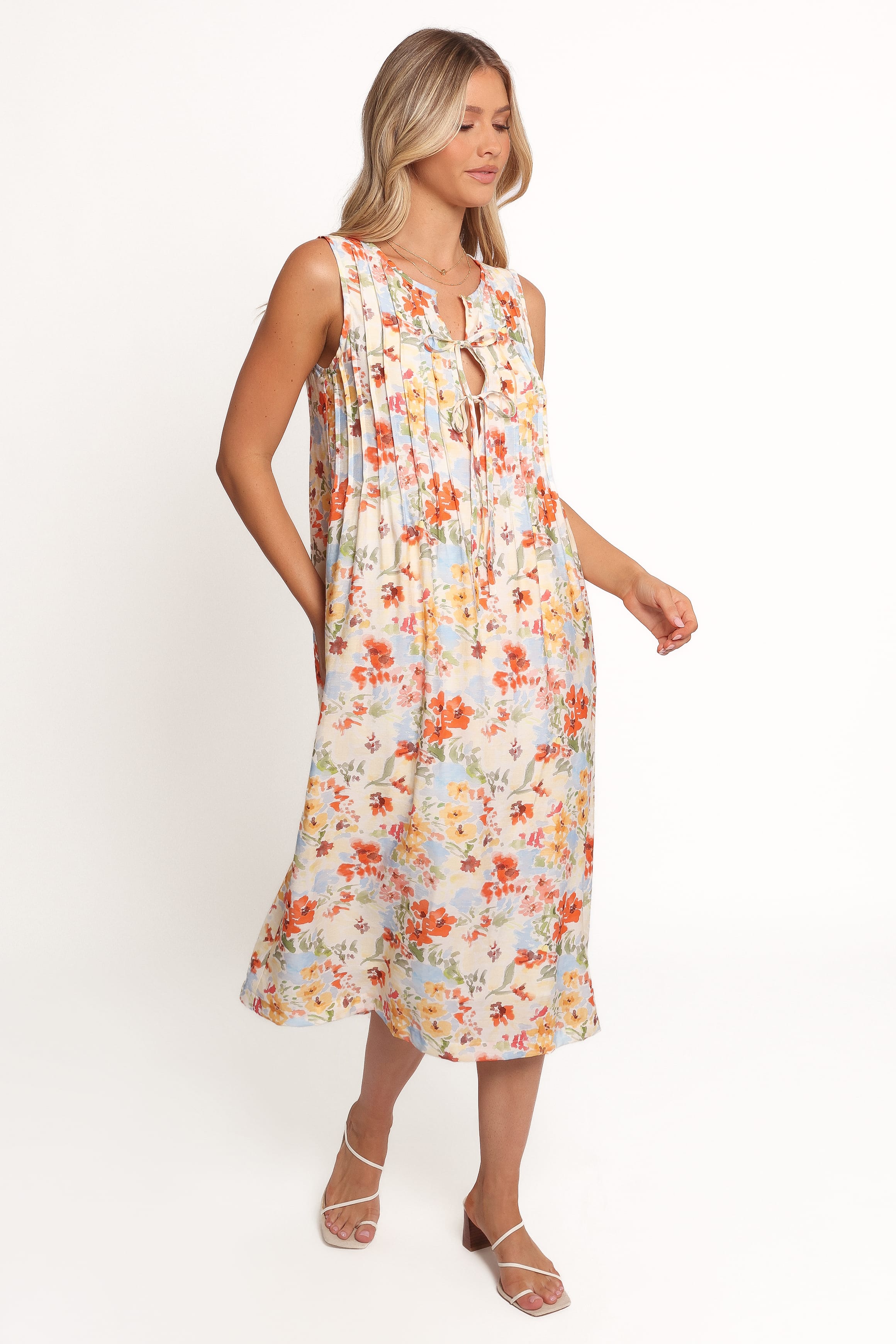 Petal and Pup USA DRESSES Breeze Midi Dress - Floral (Hold for Rack)