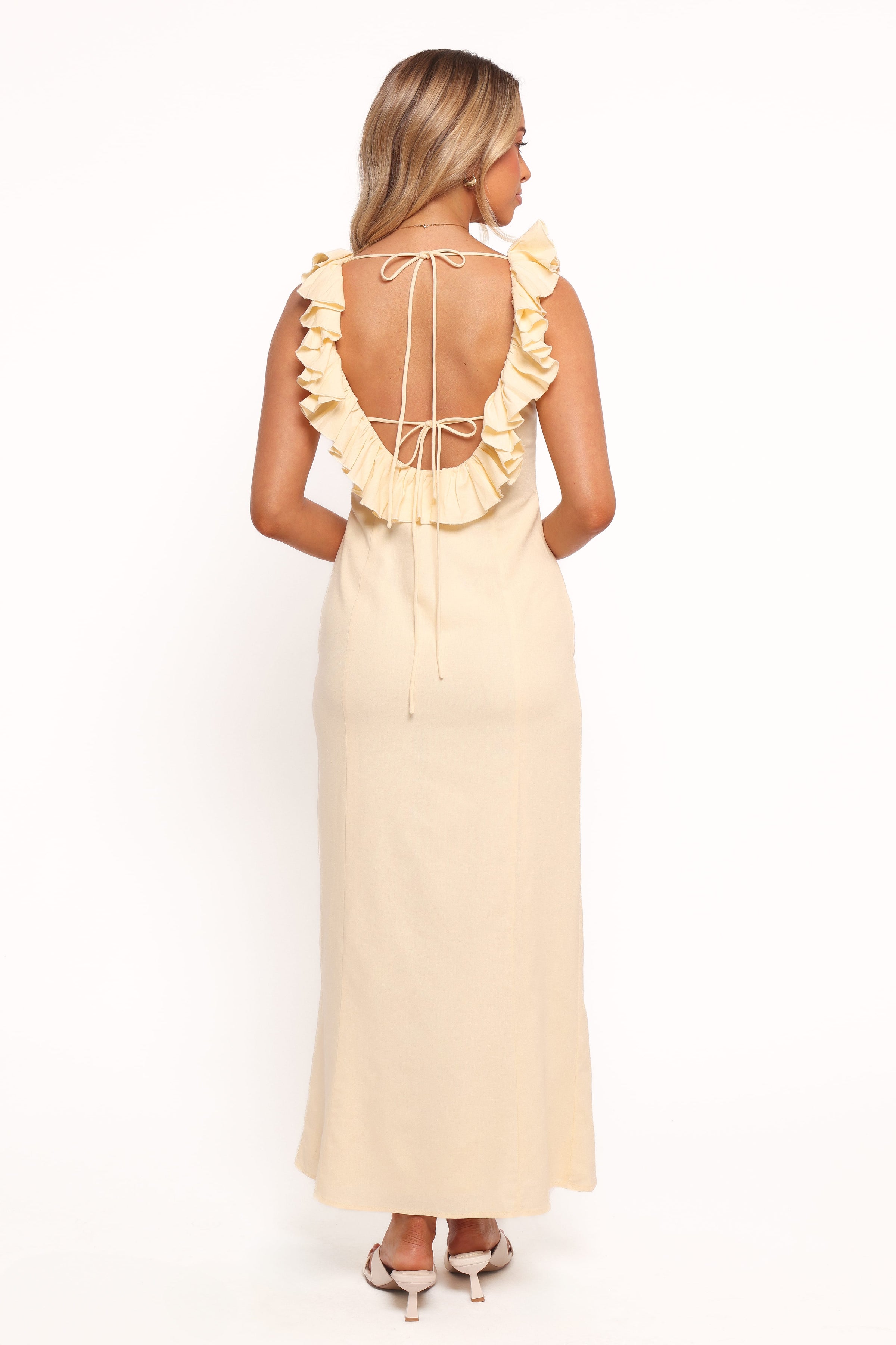 Petal and Pup USA DRESSES Brienne Maxi Dress - Butter Yellow (Hold for Amazon)
