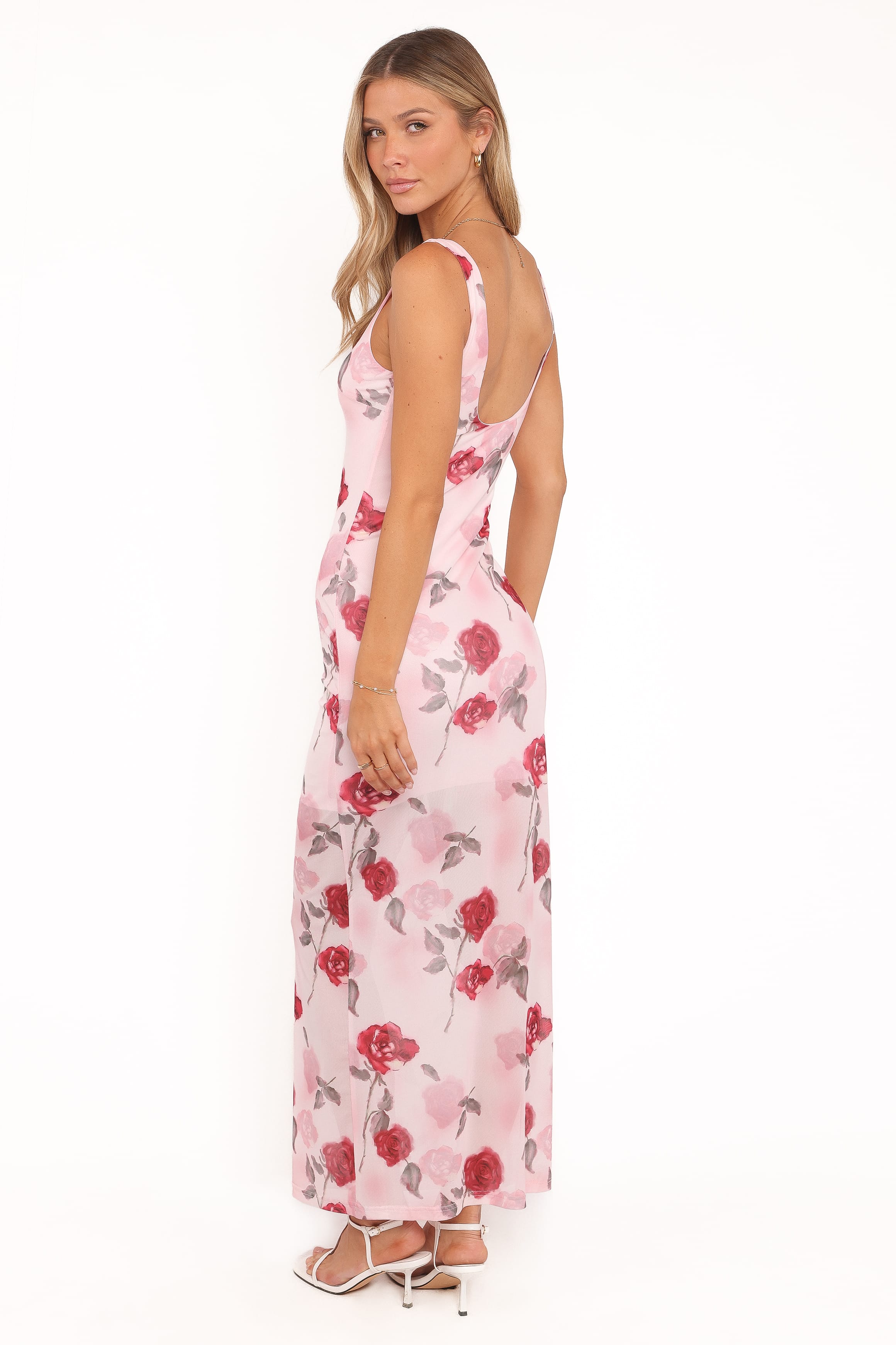 Petal and Pup USA DRESSES Brissa Maxi Dress - Pink Floral