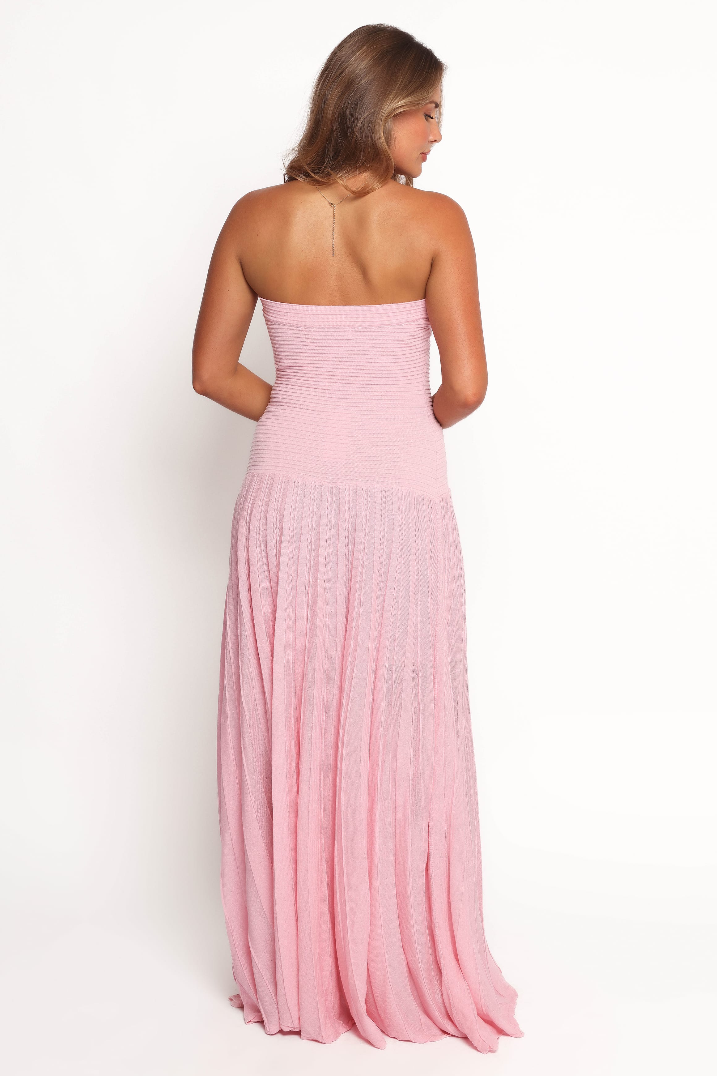 Petal and Pup USA DRESSES Cadenza Strapless Maxi Dress - Pink