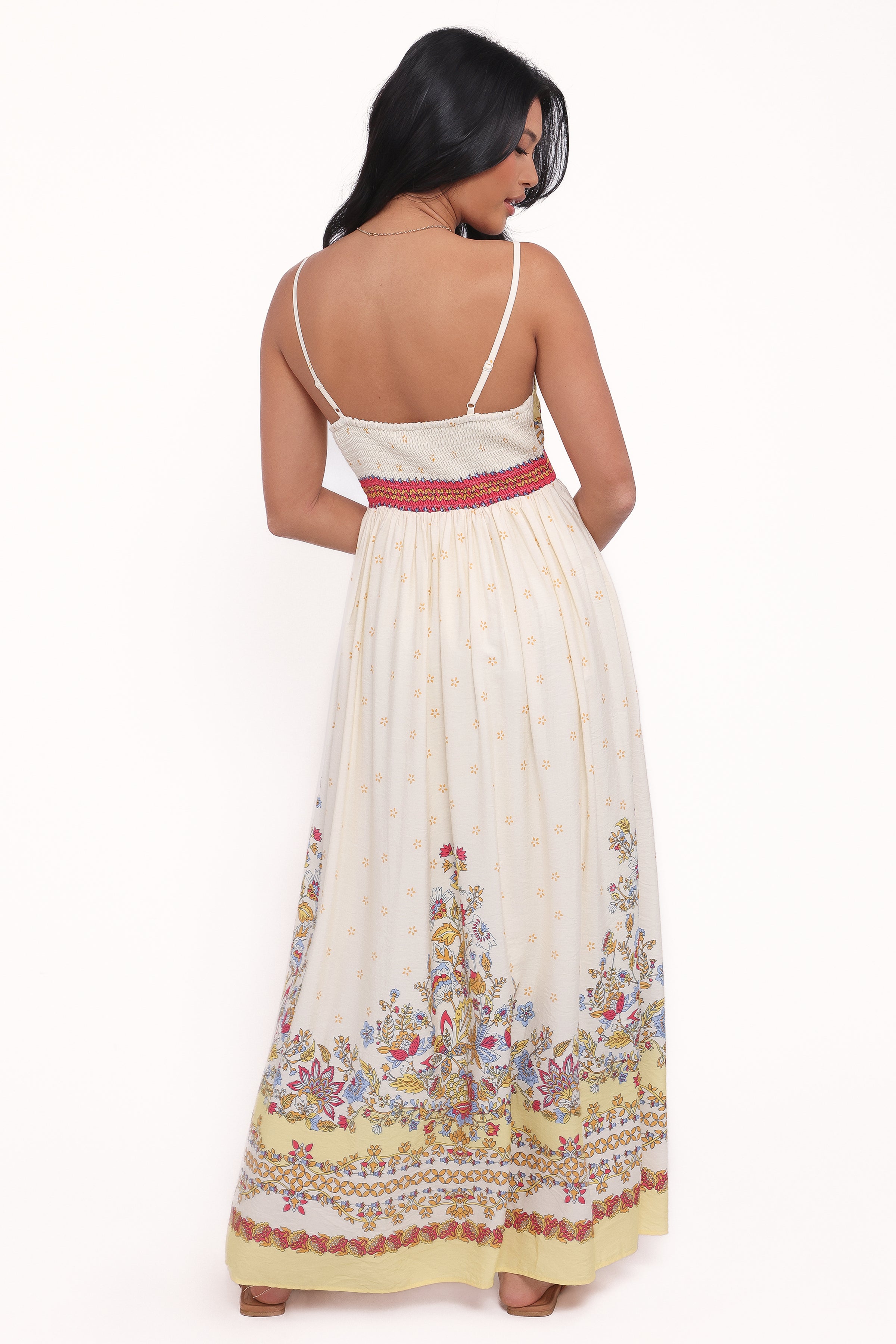 Petal and Pup USA DRESSES Caelia Maxi Dress - Yellow Multi (Hold for Amazon)