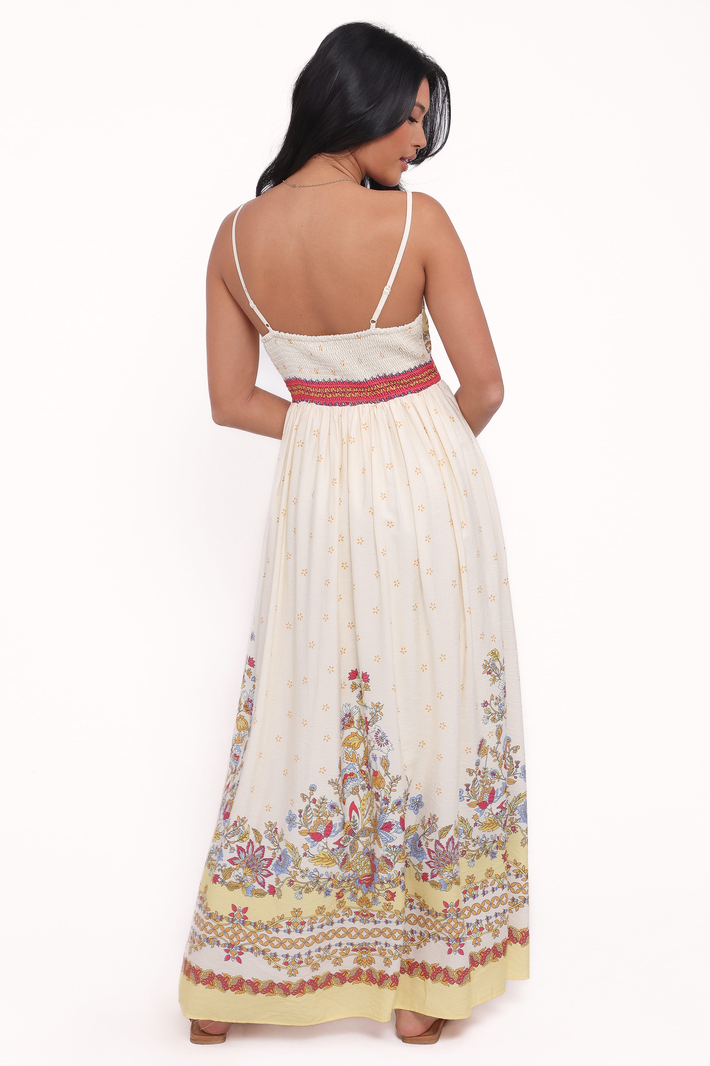 Petal and Pup USA DRESSES Caelia Maxi Dress - Yellow Multi (Hold for Amazon)